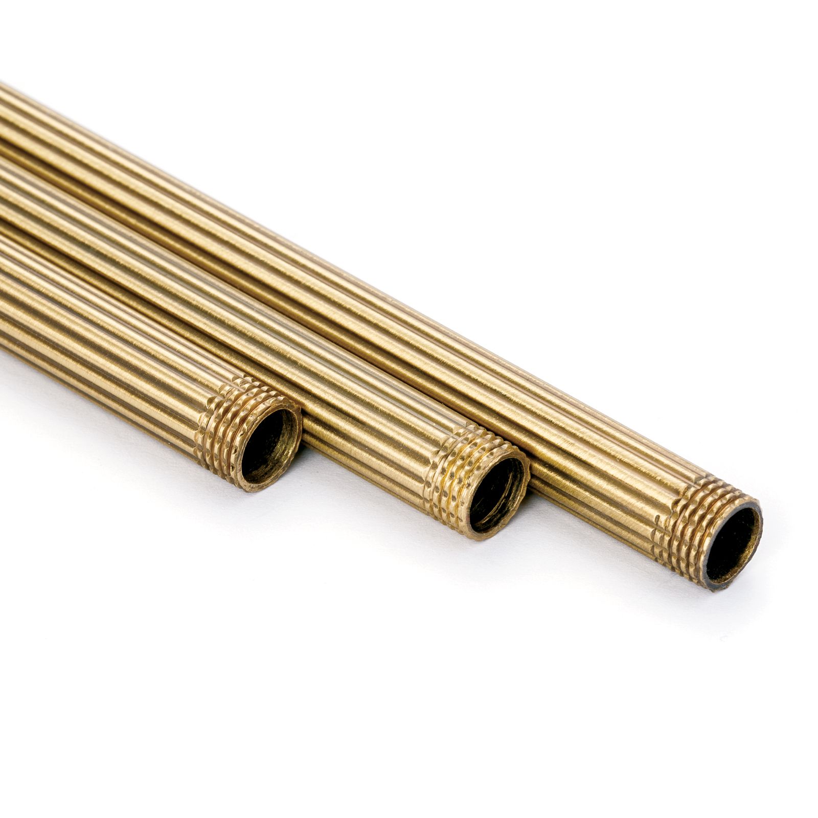 Pipe rod, thread M10x1, 50 cm, edged bronze