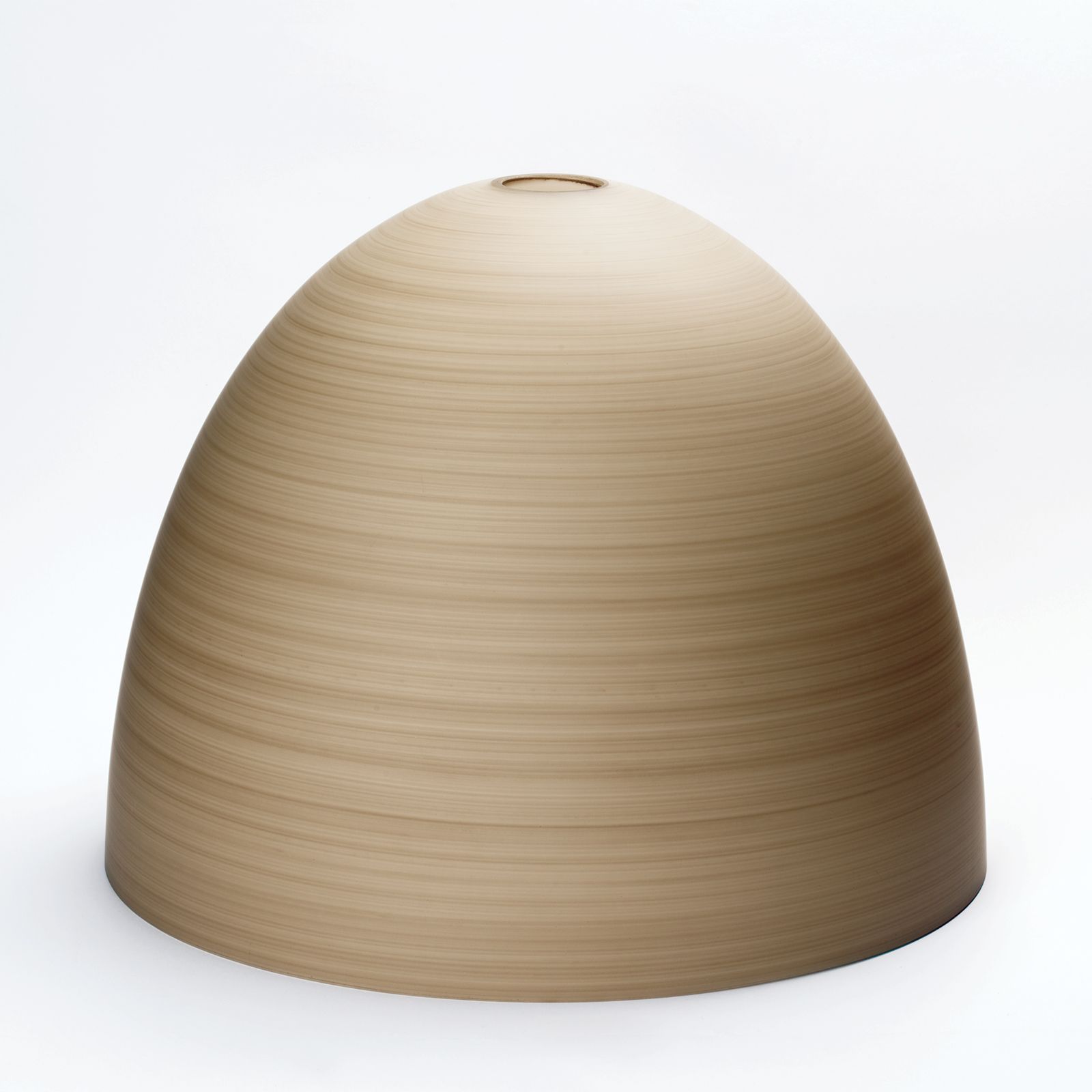 Glass lampshade CONE 6-1544, Ø 385 mm, decor marron