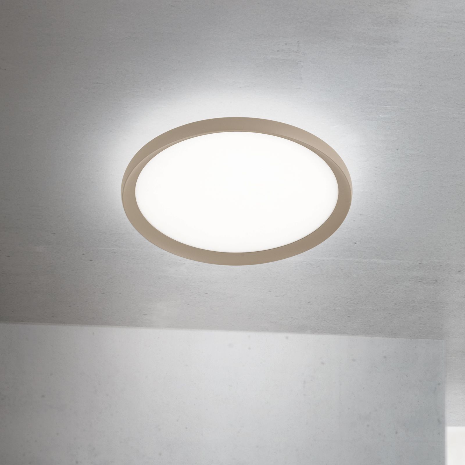 LED Deckenleuchte KANT, Ø 40cm, Khaki