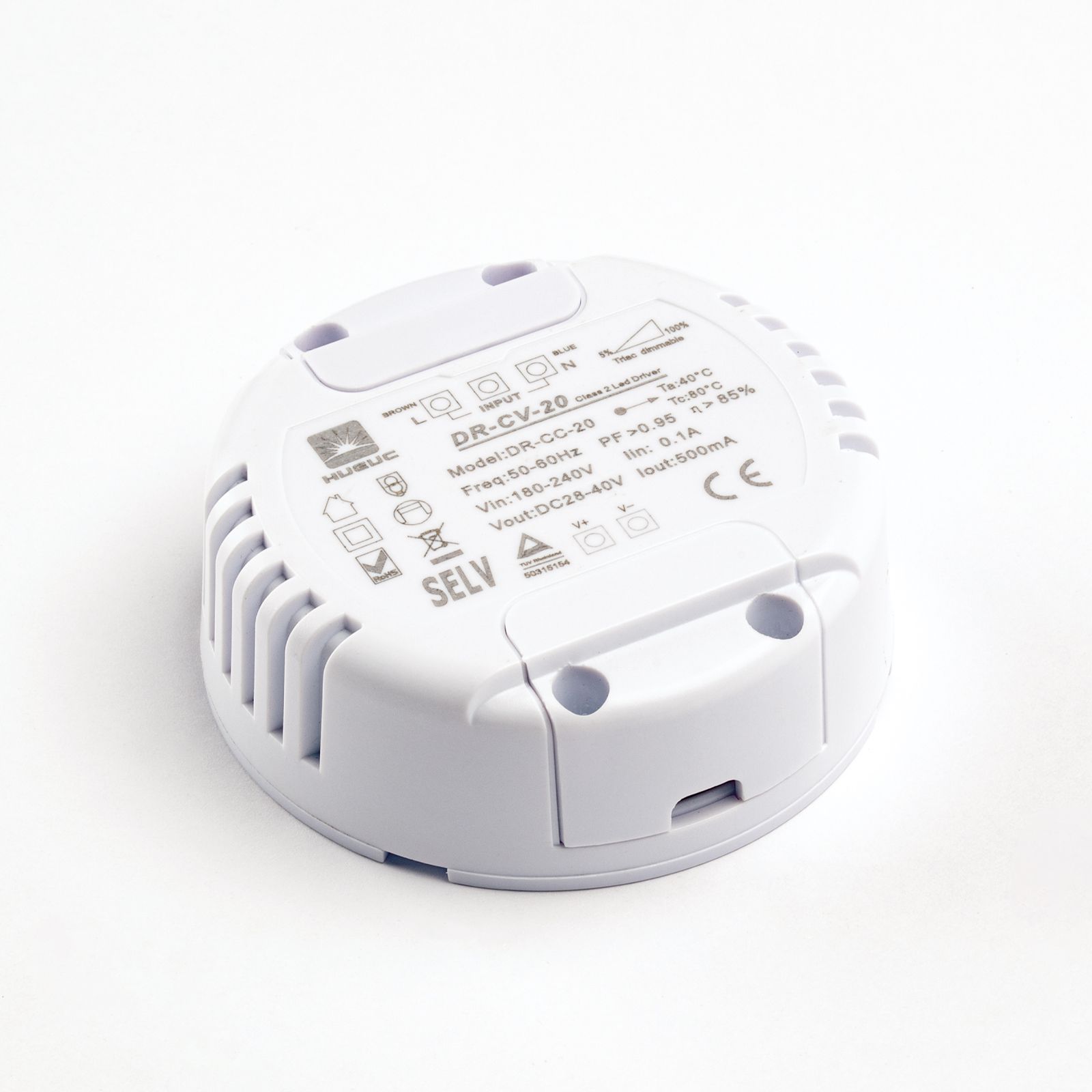 Driver 20i HUARUI DR-CV-20 20W 500mA, dimmbar