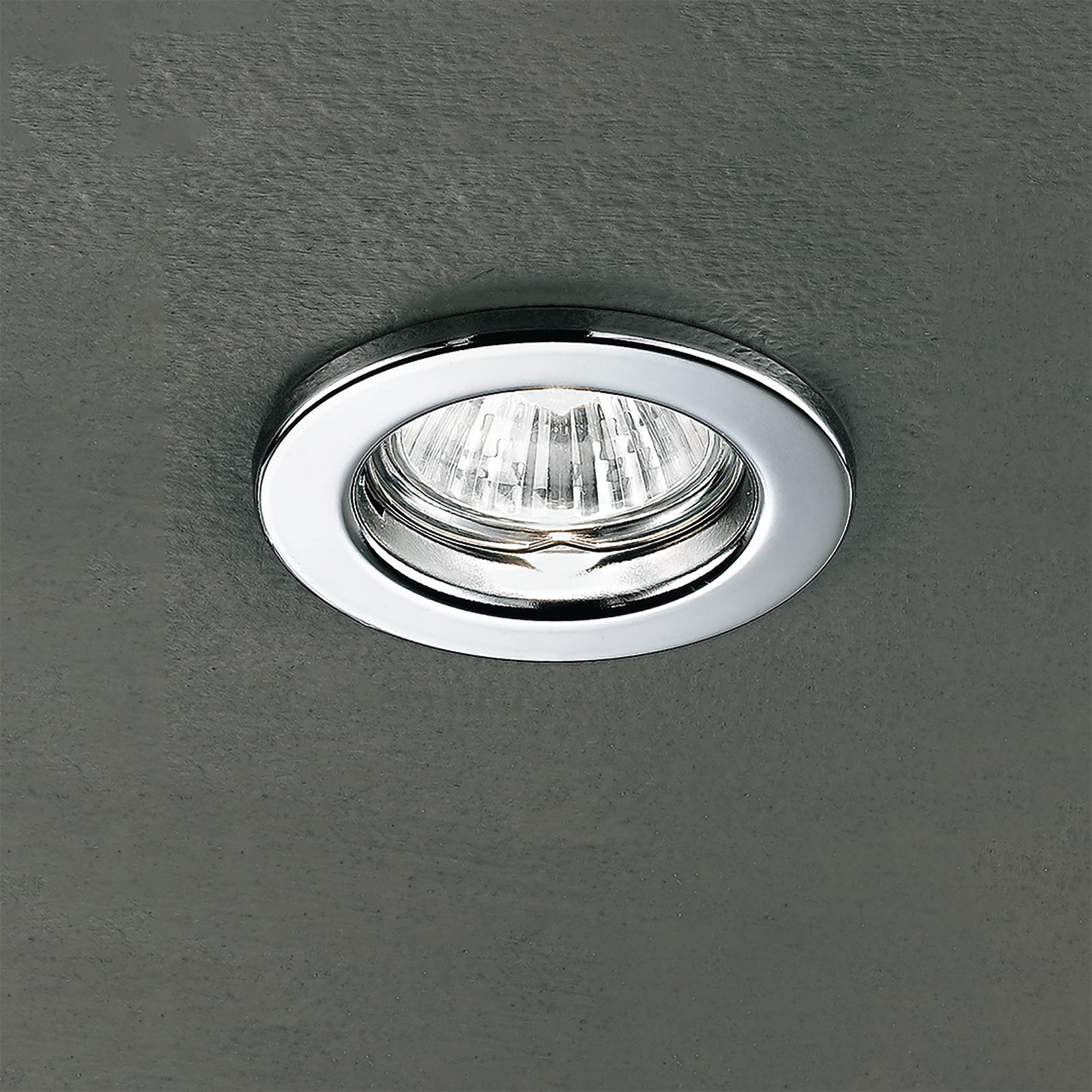 Recessed spotlight CLASSIC, chrome, round