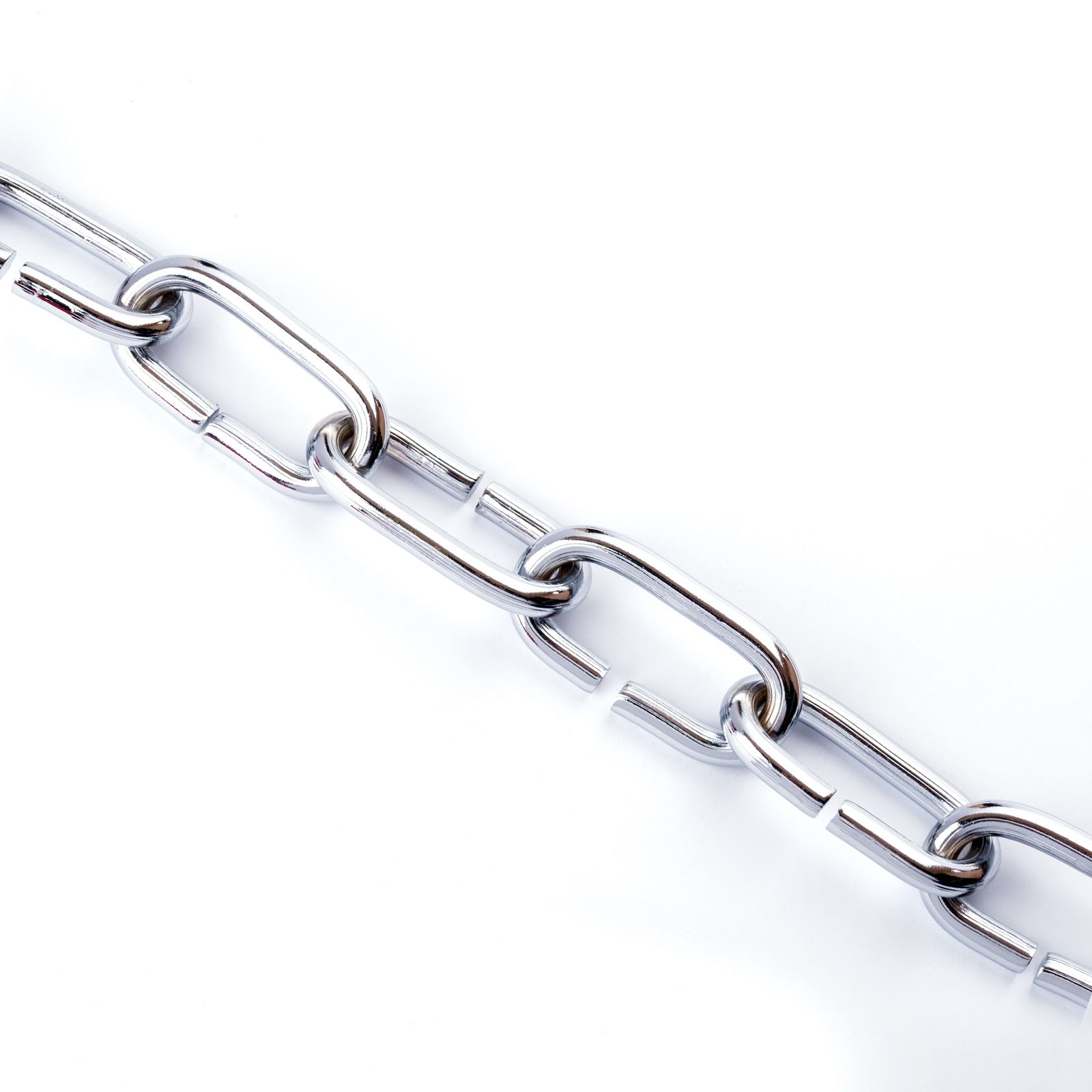 Lamp chain, 48x22x5 mm, 1 m, chrome