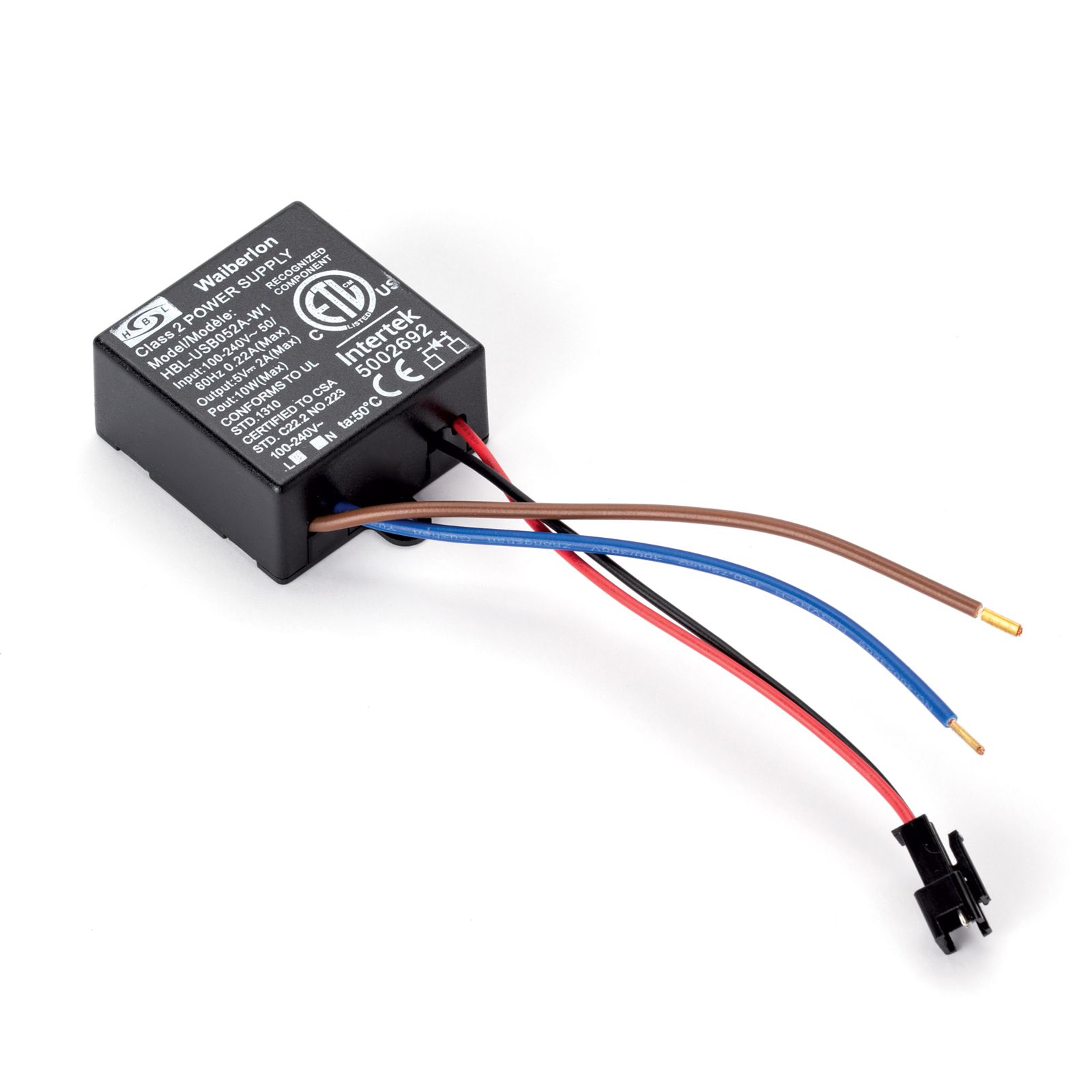 USB power adapter WAIBERLON PS HBL-USB052A-W1