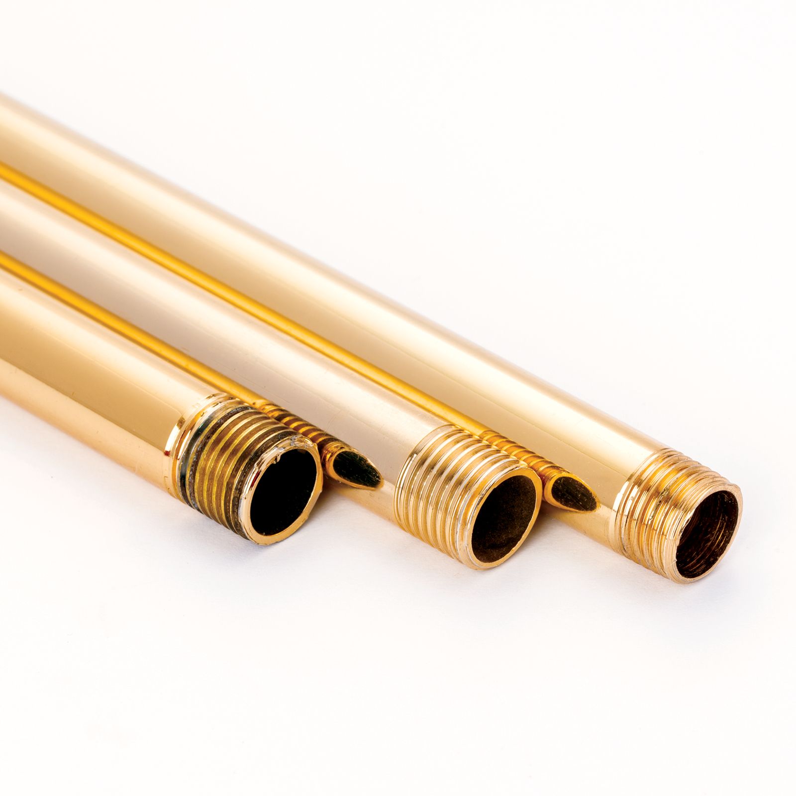 Pipe rod, thread 1/4", 80 cm, gold