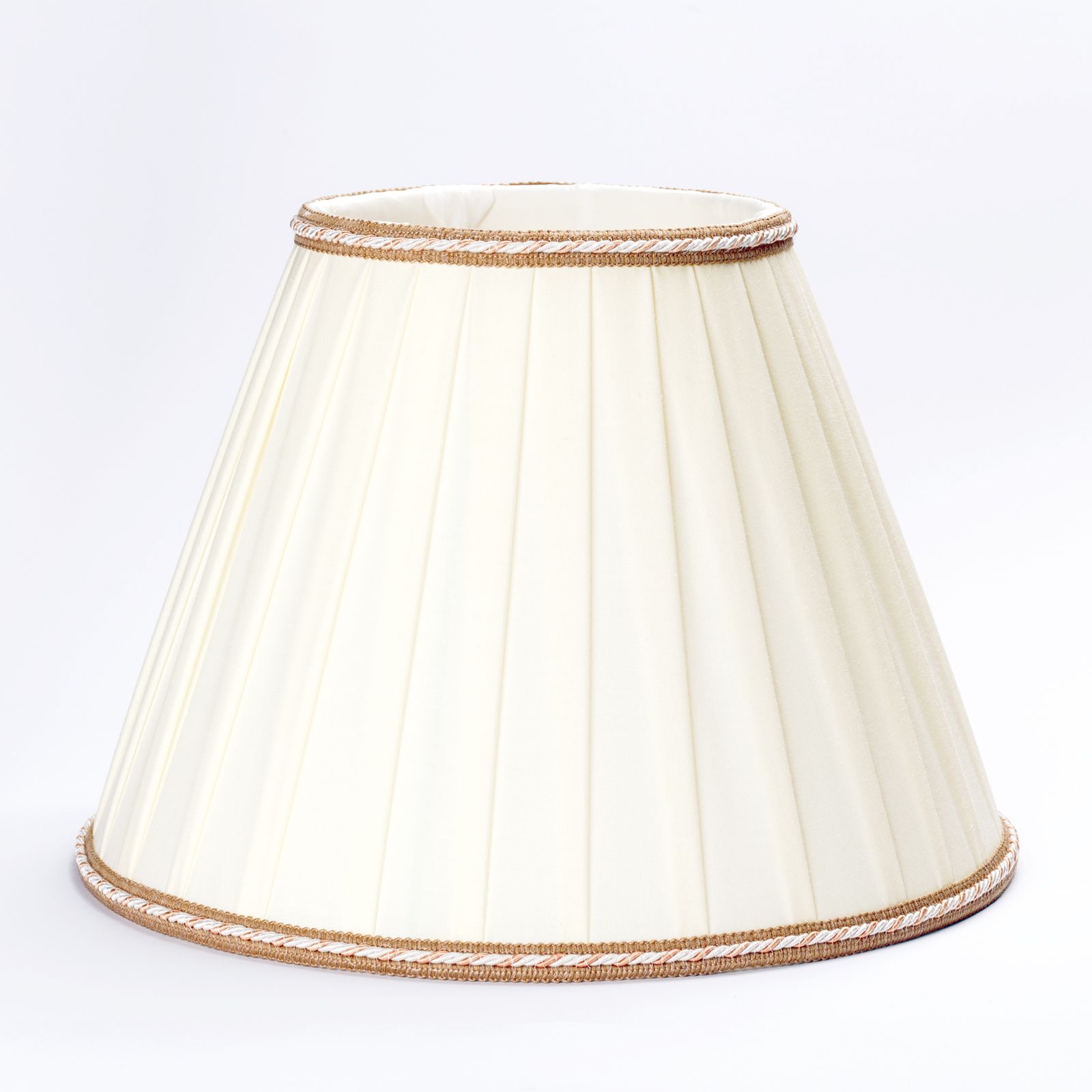 Lampenschirm TONIA 4-1085, Ø 300 mm, Creme-Weiß