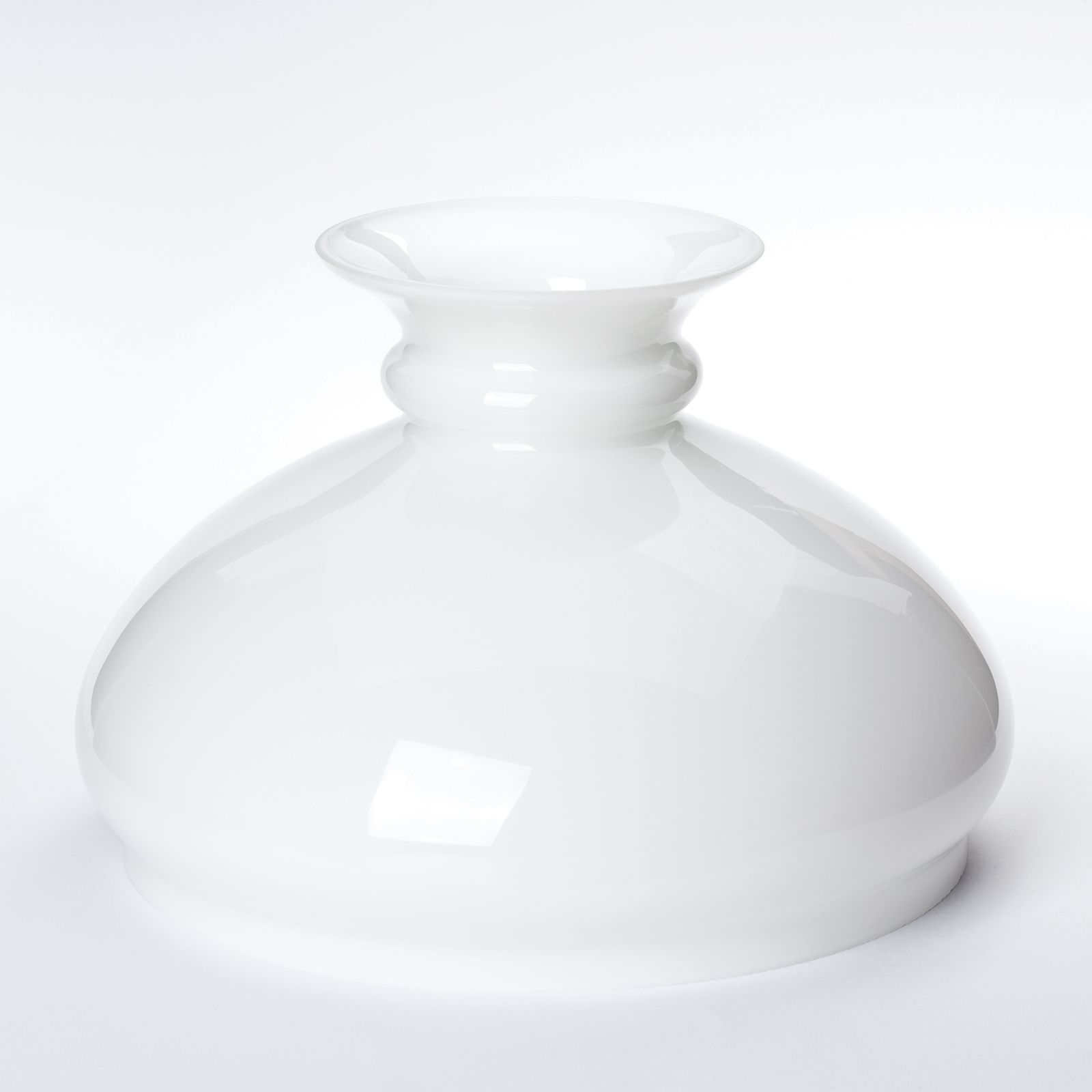 Petroleumlampenschirm 645/275/242, Ø 275 mm, Opal glänzend