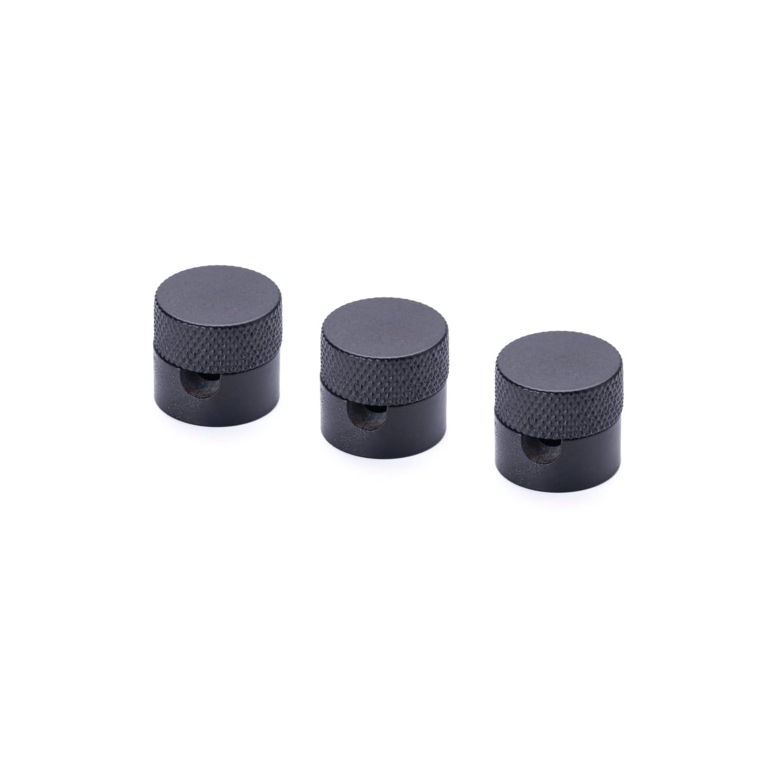 Wall and ceiling pin 885, 3 pieces, Ø 19 mm, black