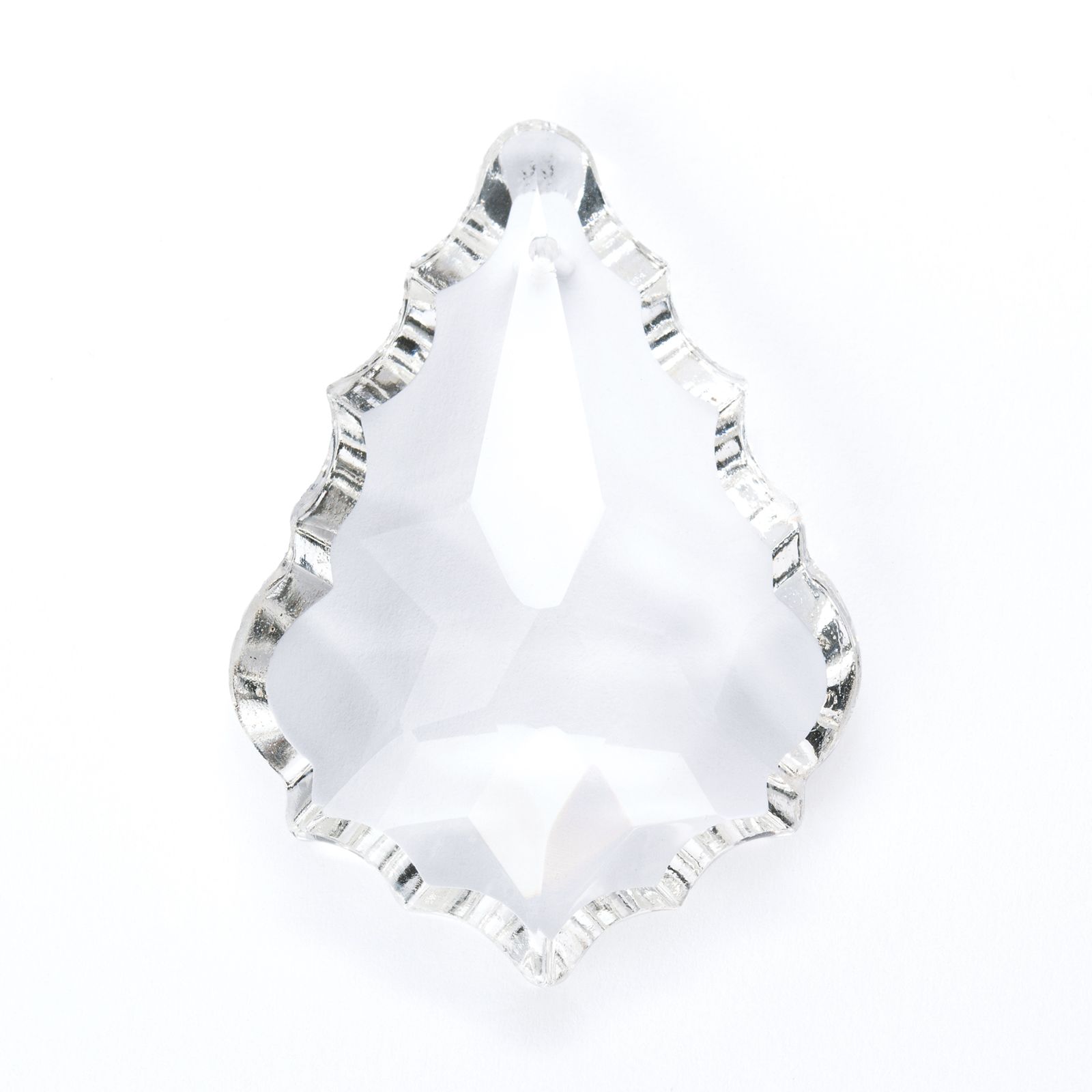 Kristallbehang Pendel aus Bleikristall, 50x35mm, klar