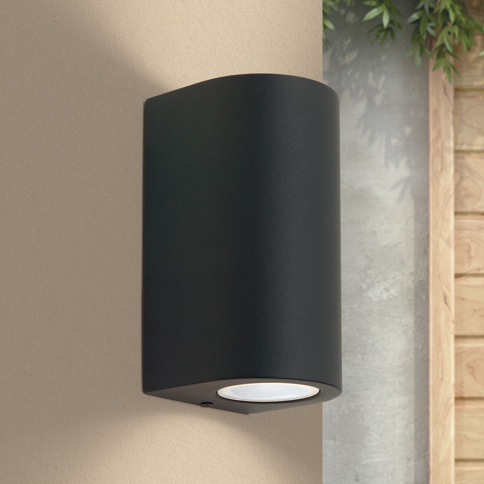 LAURENZ outdoor wall light Up- & Downlight, anthracite