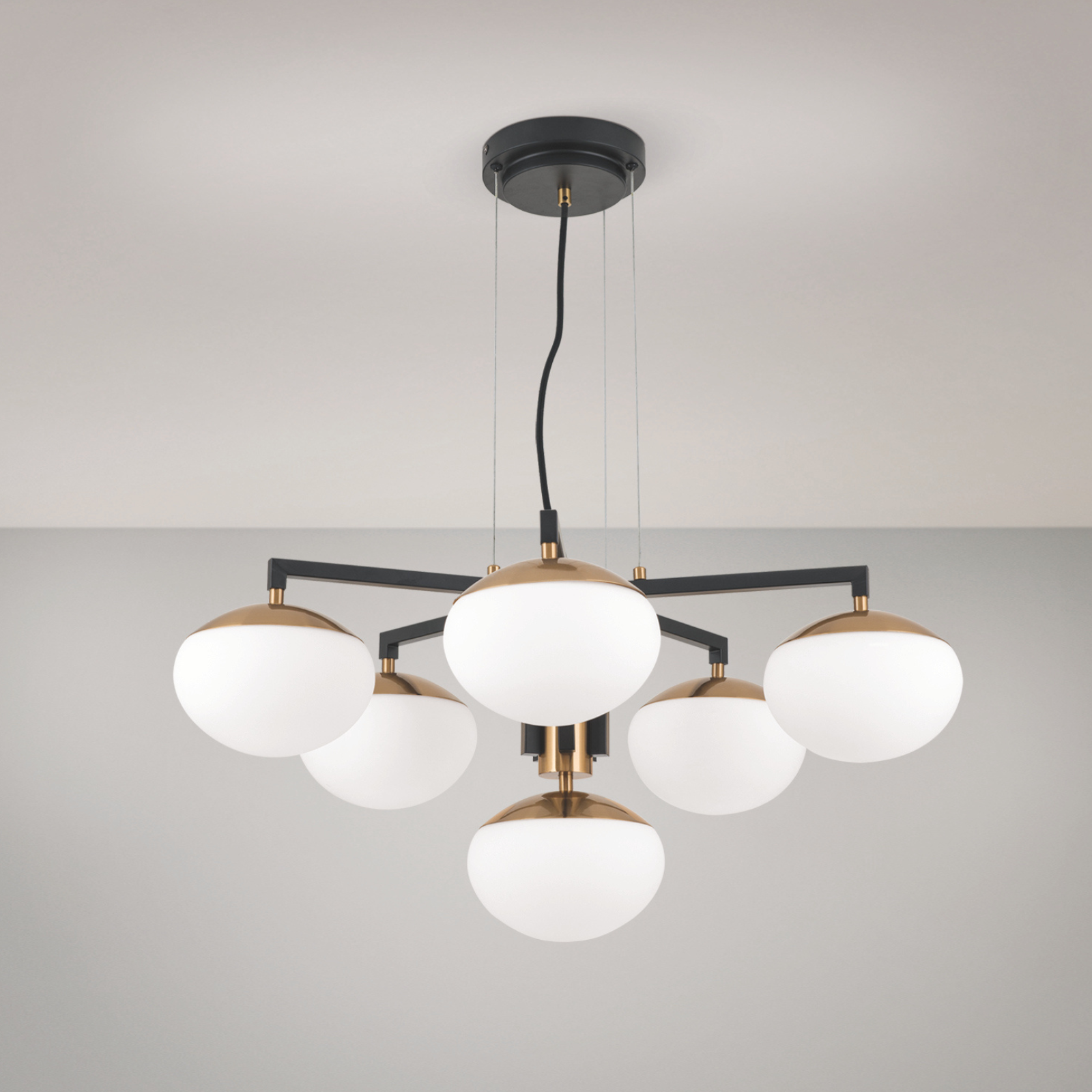 Chandelier JOSEPHINE, Ø 73,5cm, Black