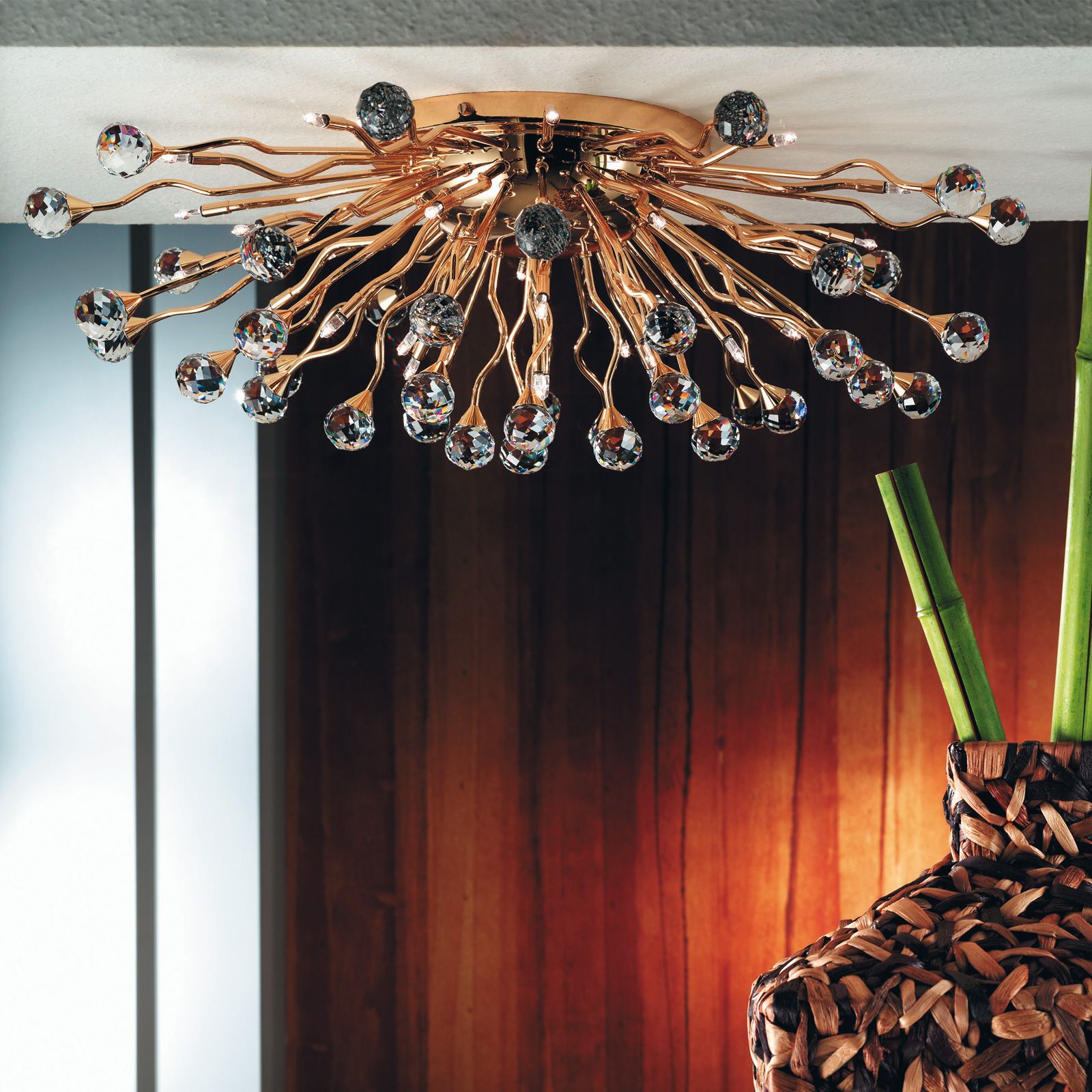 Deckenleuchte GALAXY, Gold, 78cm