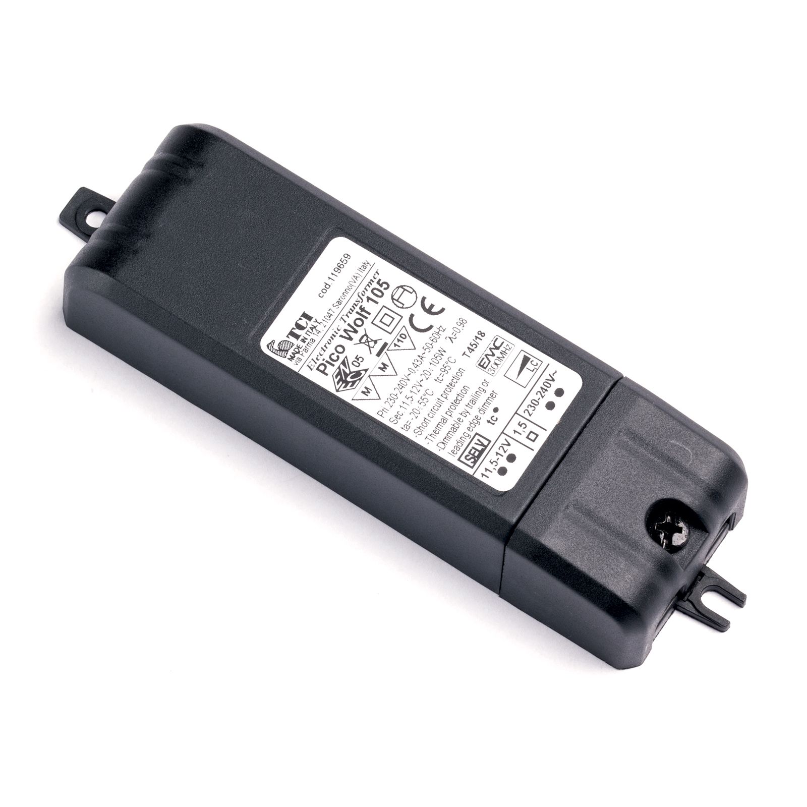 Transformer 105k Pico Wolf 20-105W, dimmable