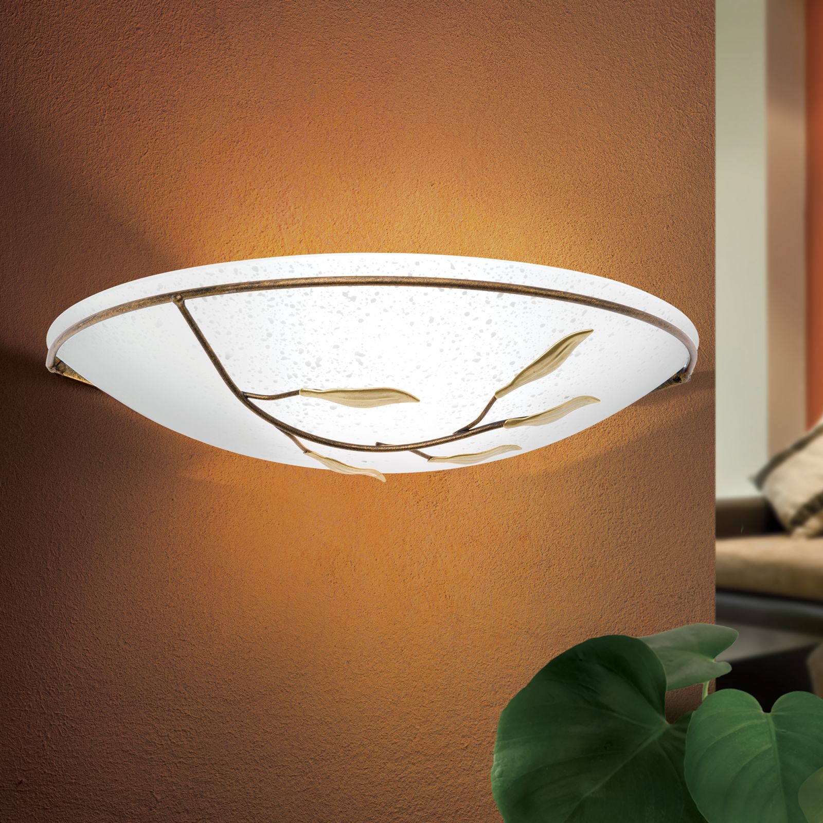 Wall light LUCA, 1-flame, Antique