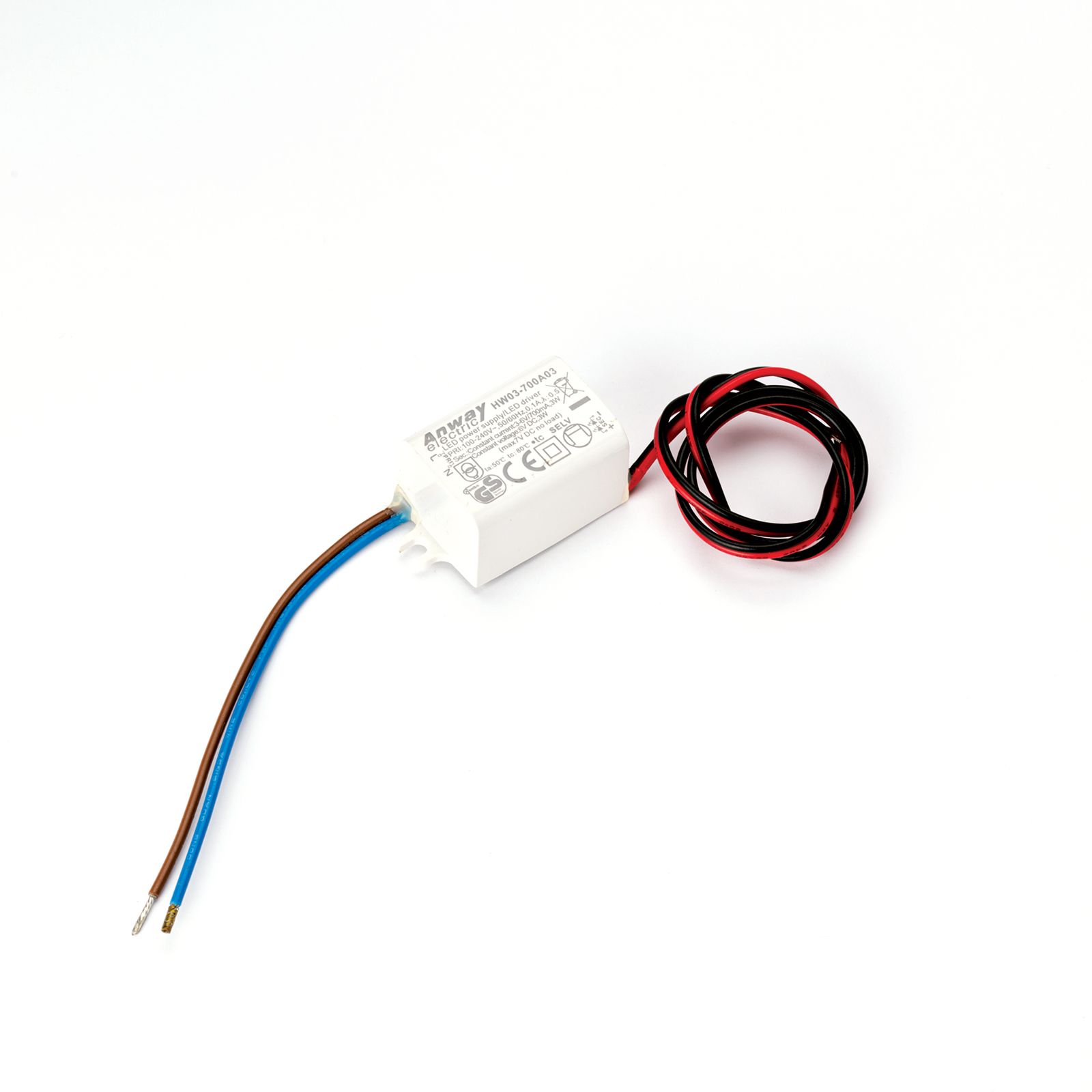 Driver 3d Anway HW03-700A03 1x3W 700mA, not dimmable