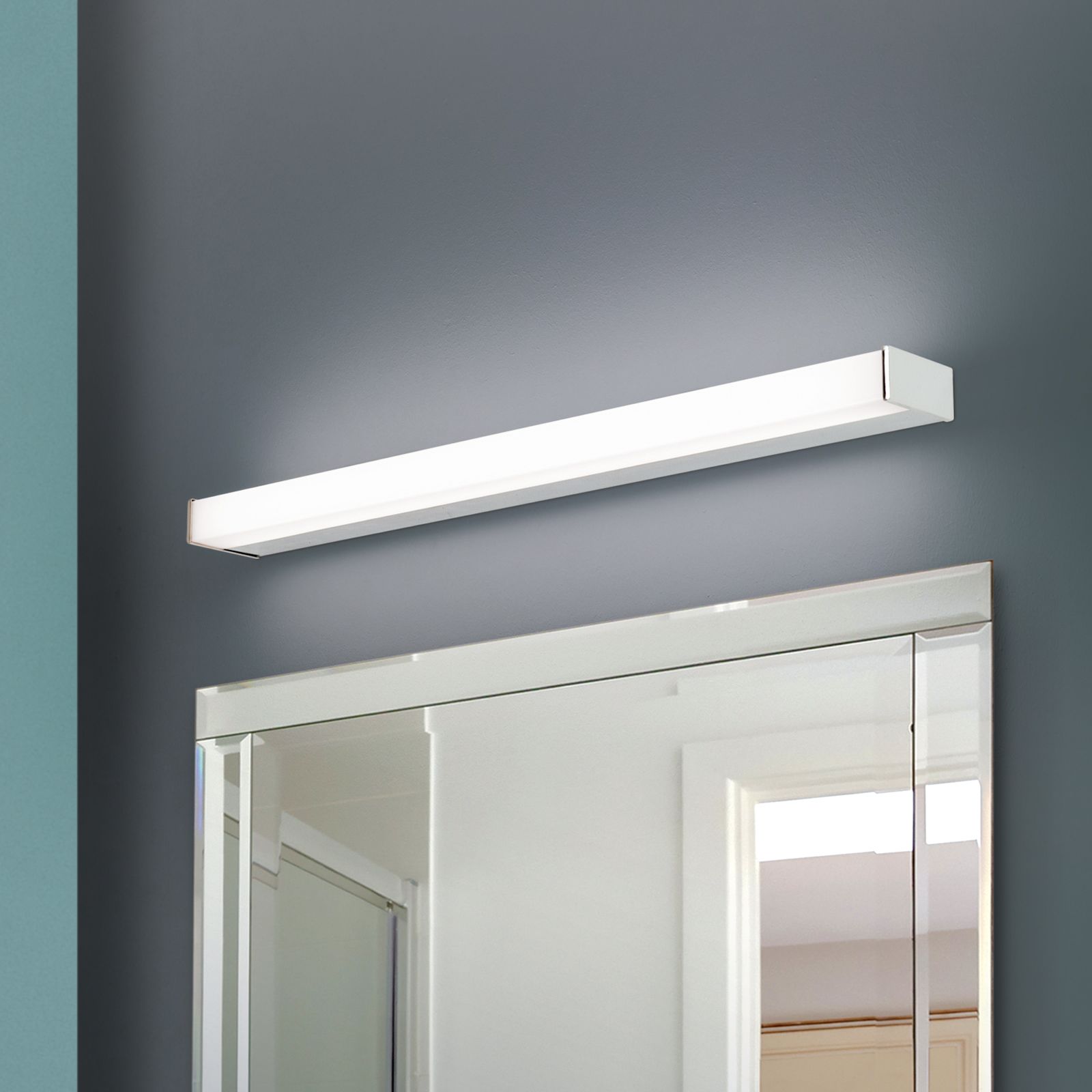 LED wall light MARILYN, chrome, 69,5cm