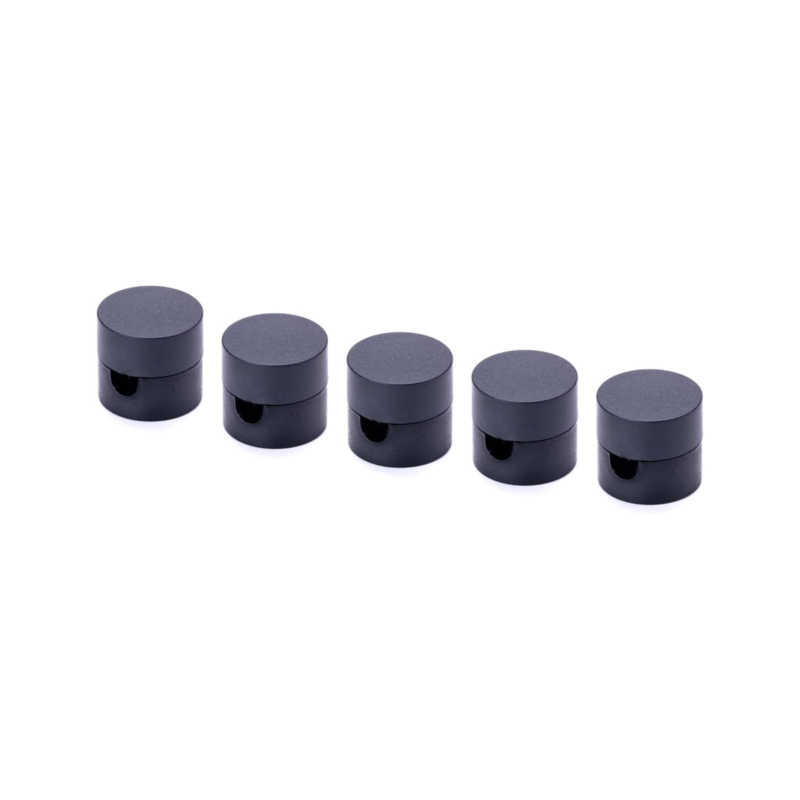 Wall and ceiling pins 882, 5 pieces, Ø 20 mm, black