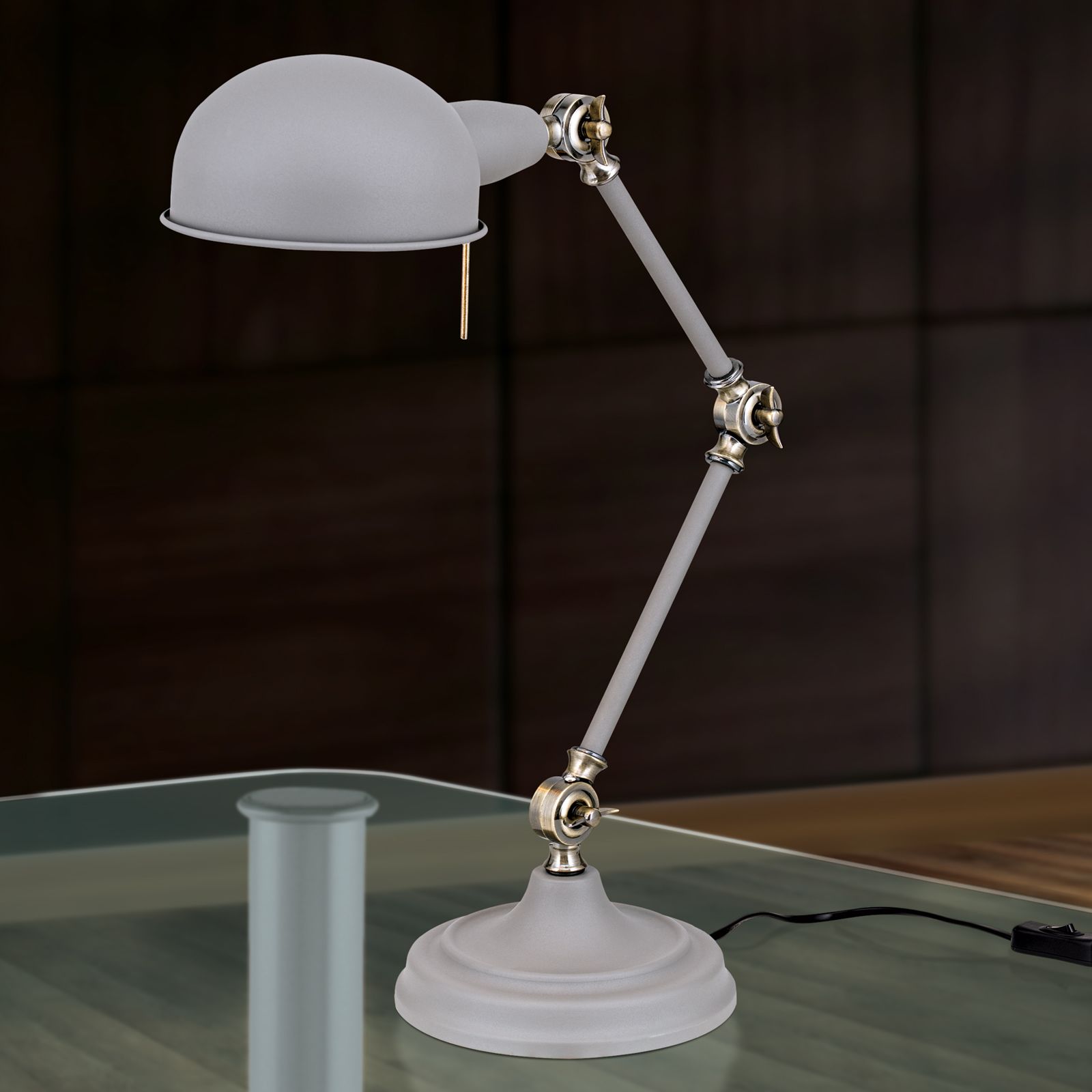 Desk lamp KERMIT, grey