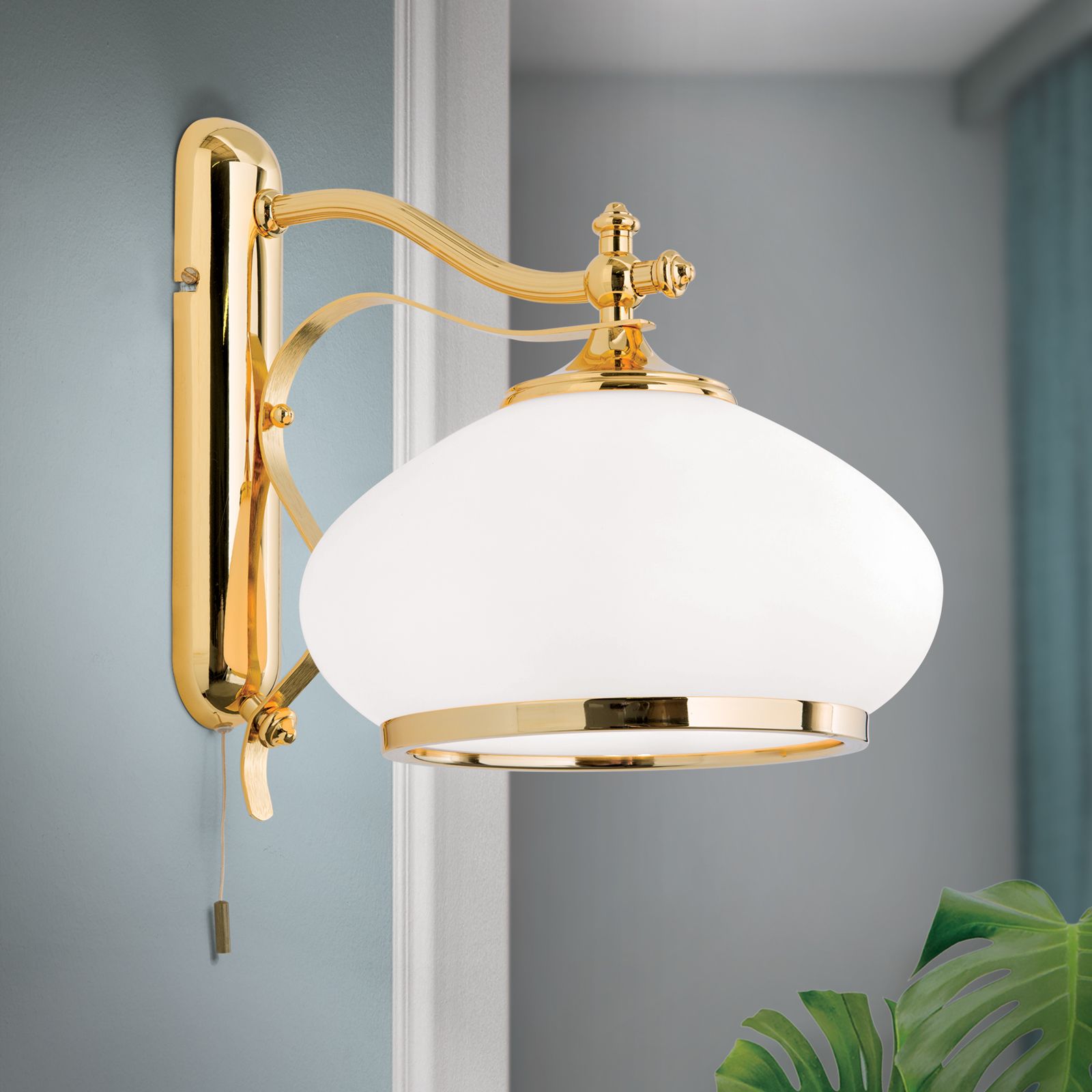 Wandleuchte EMPIRE, 1-flammig, Gold
