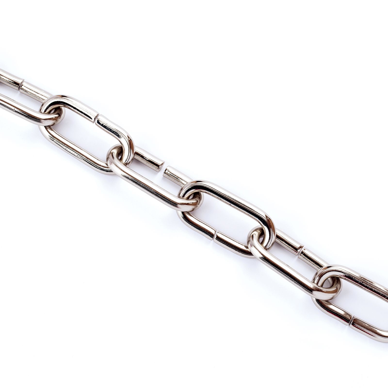 Lampenkette, 60x49x6 mm, 1 m, Nickel