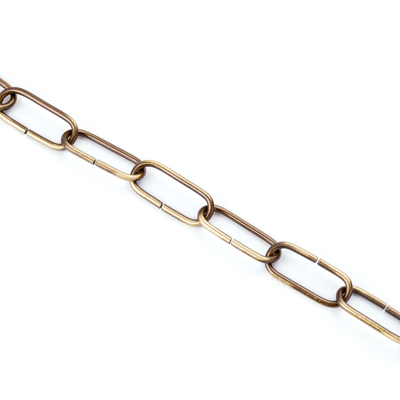 Lamp chain, 40x17x2,7 mm, 1 m, patina