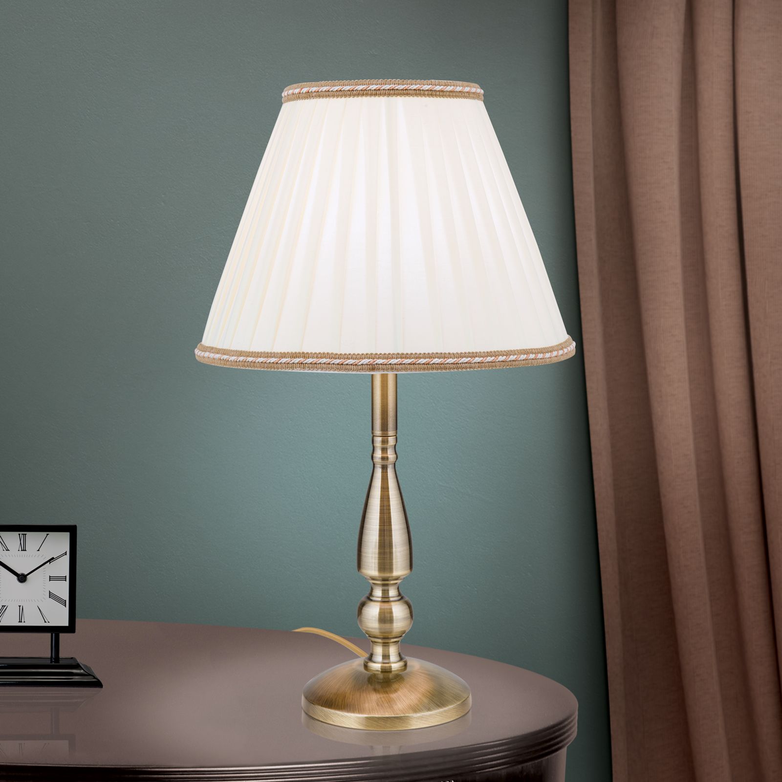 Table lamp TONIA, patina, H50cm