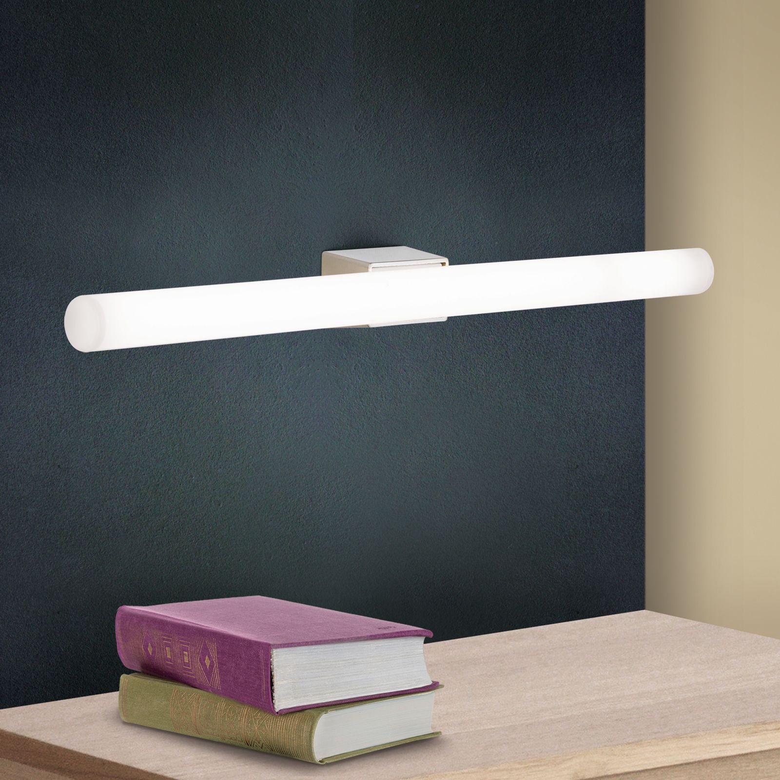 LED wall light VISAGIST, satin