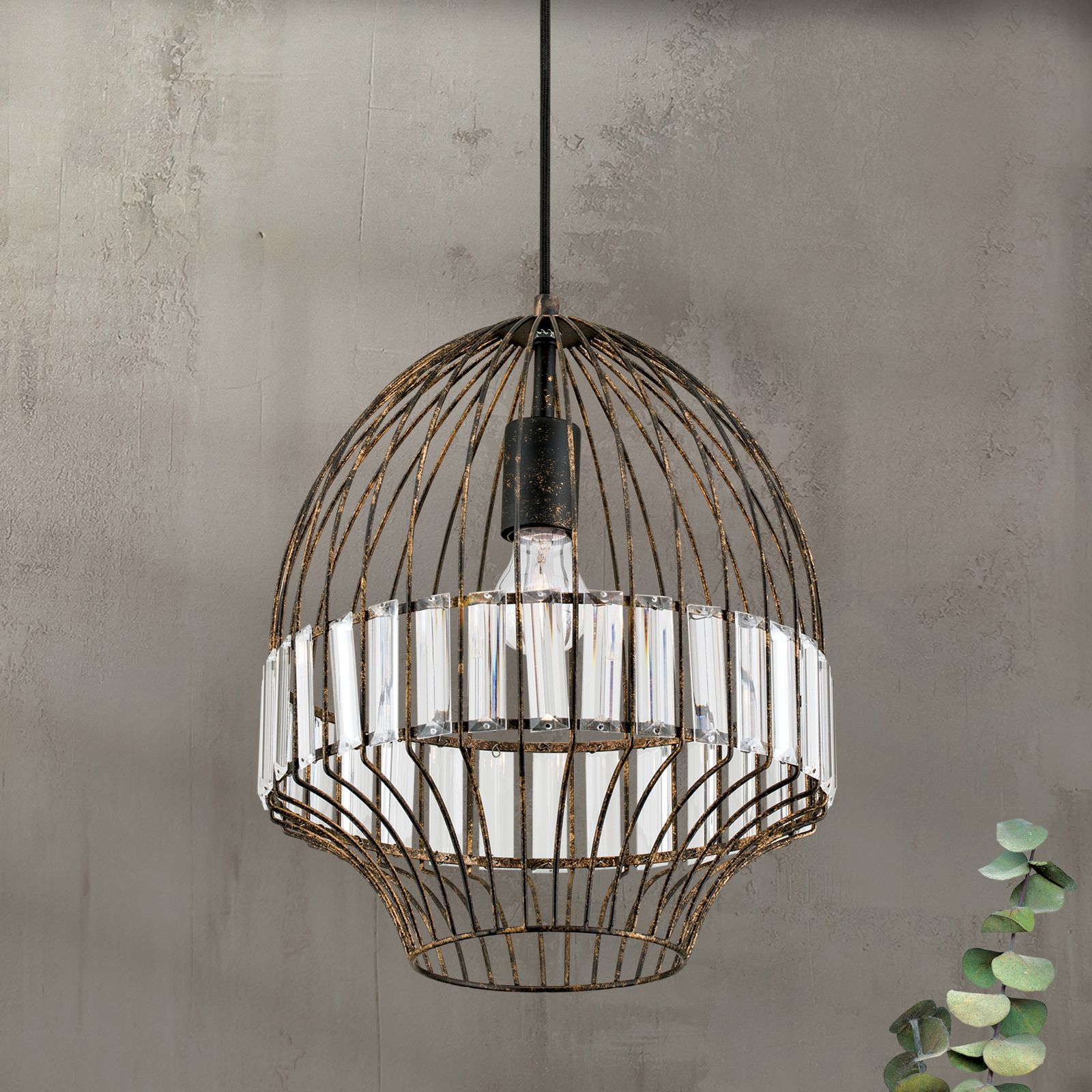 Pendant lamp PALACE, 1-flame