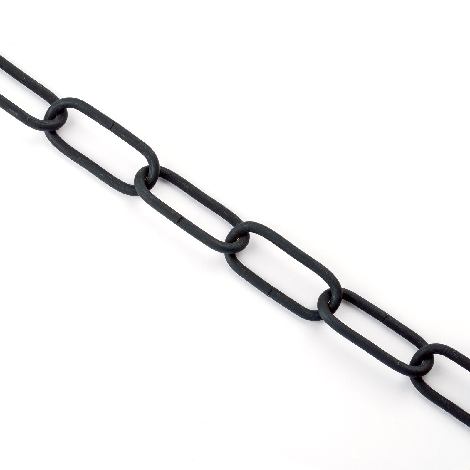 Lamp chain, 40x17x4 mm, 1 m, black