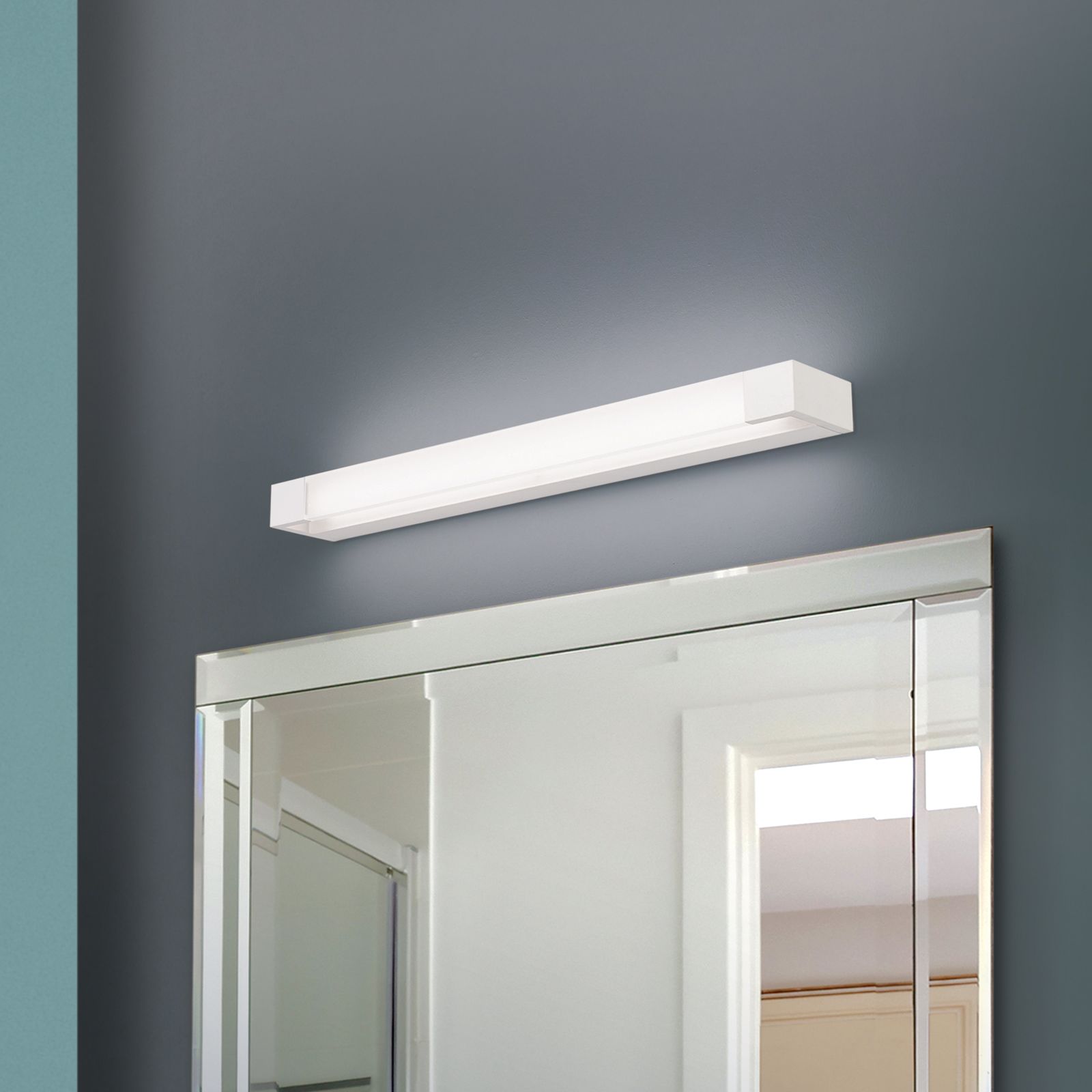 LED wall light MARILYN, white, 57cm