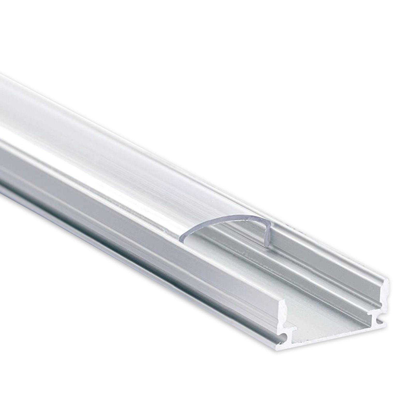 Aluminium-Profil für LED-Strips, Klar, 2 m