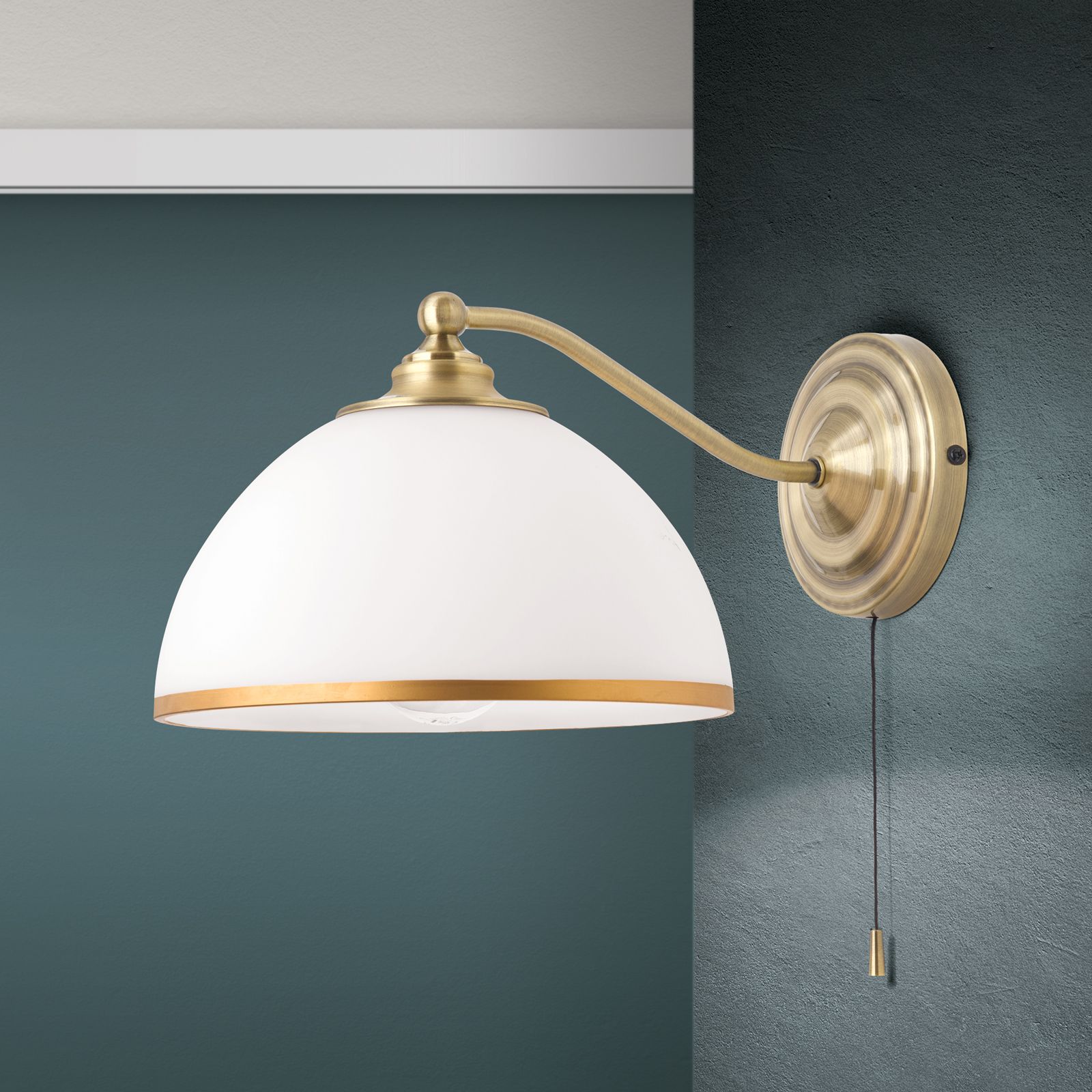 Wandleuchte OLD LAMP, patina