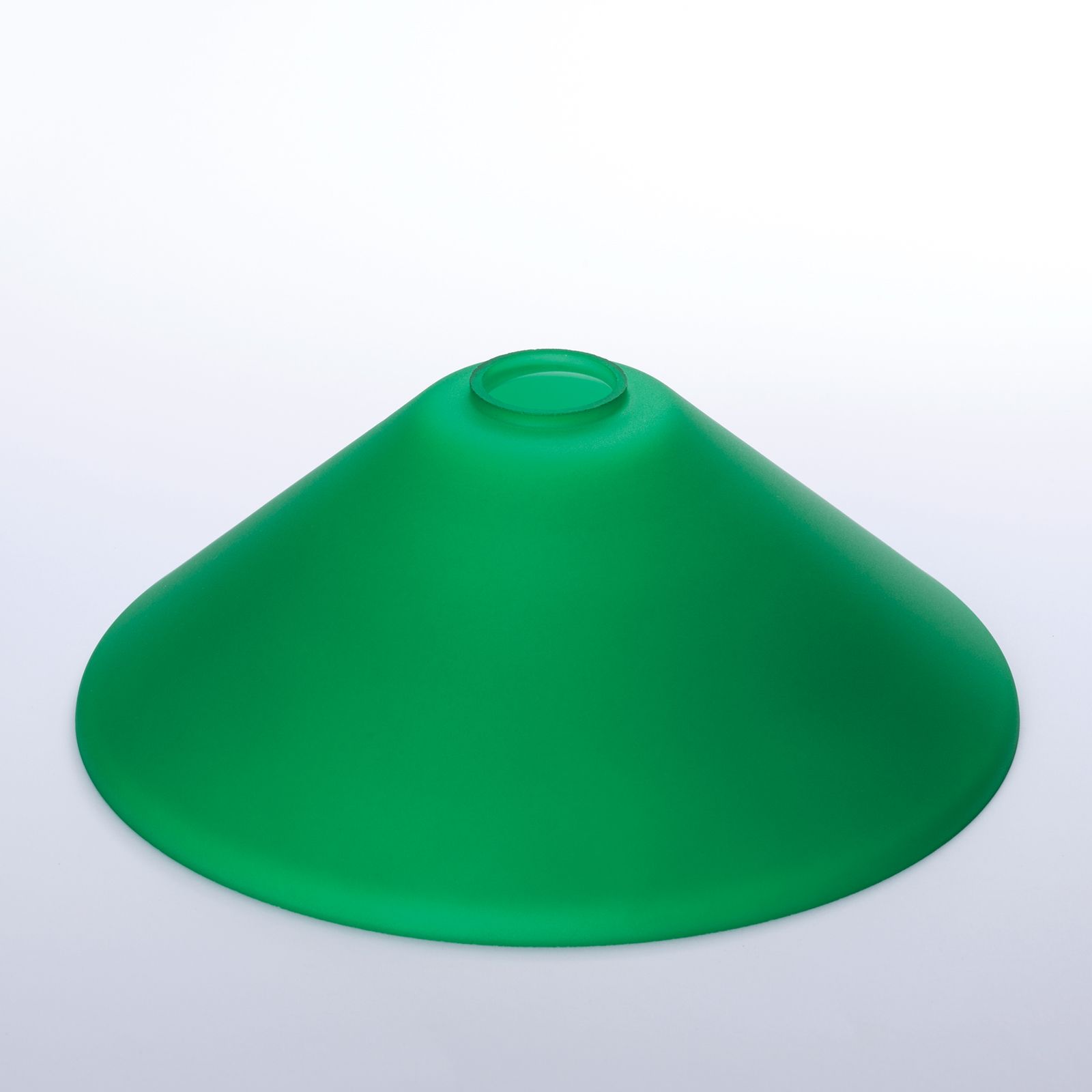 Glass lampshade ARTDESIGN 445, Ø 220 mm, Green