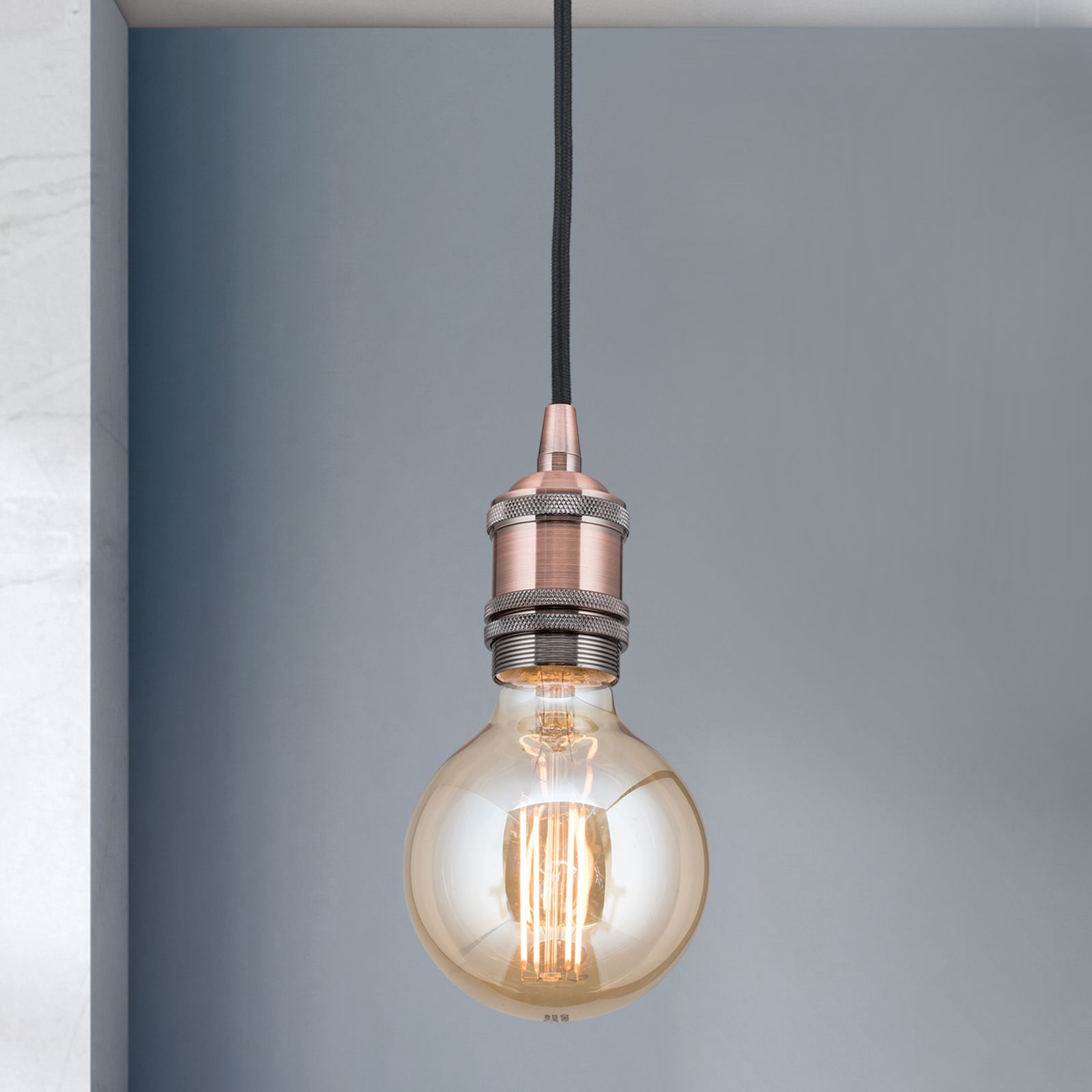 Pendant light JAILHOUSE, copper finish