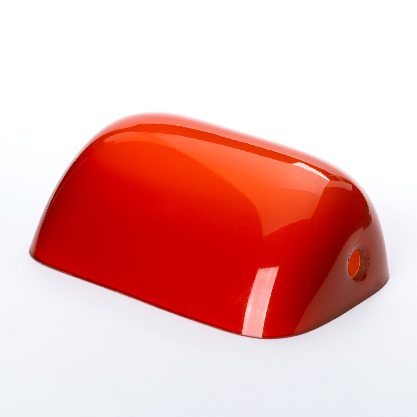 Glasschirm BANKERSLAMP 4-586, Rot