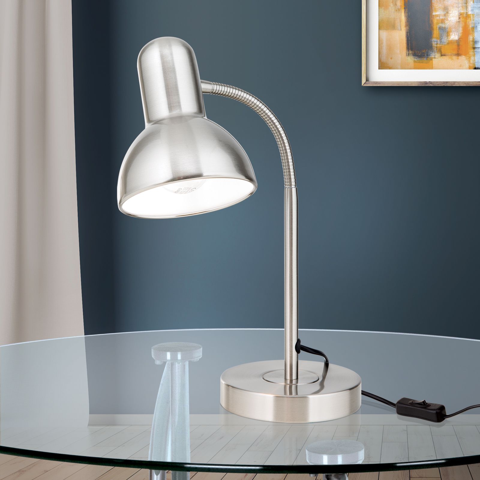 Tischlampe NEMO, Satin