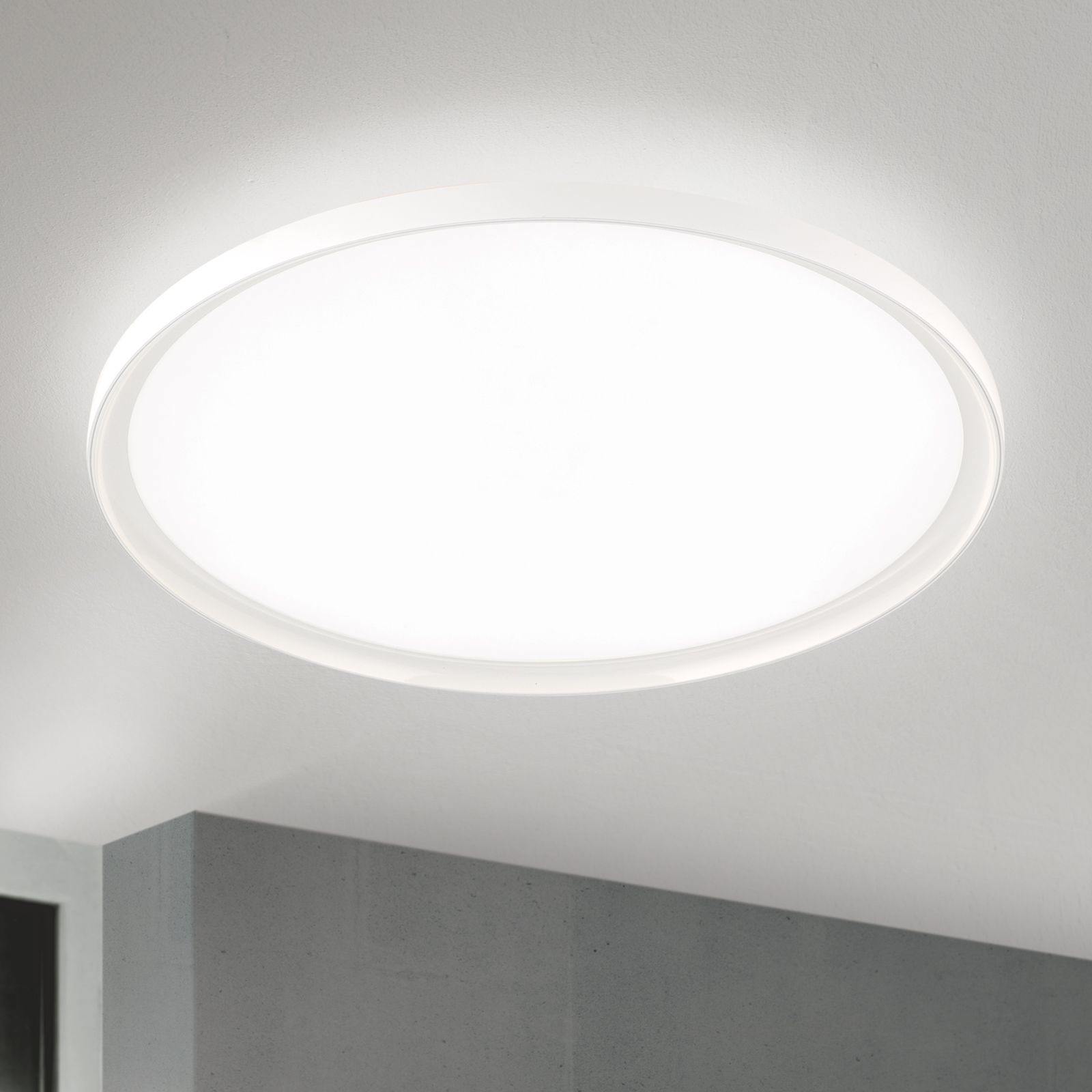 LED ceiling light GAMMA, Ø 60cm, white