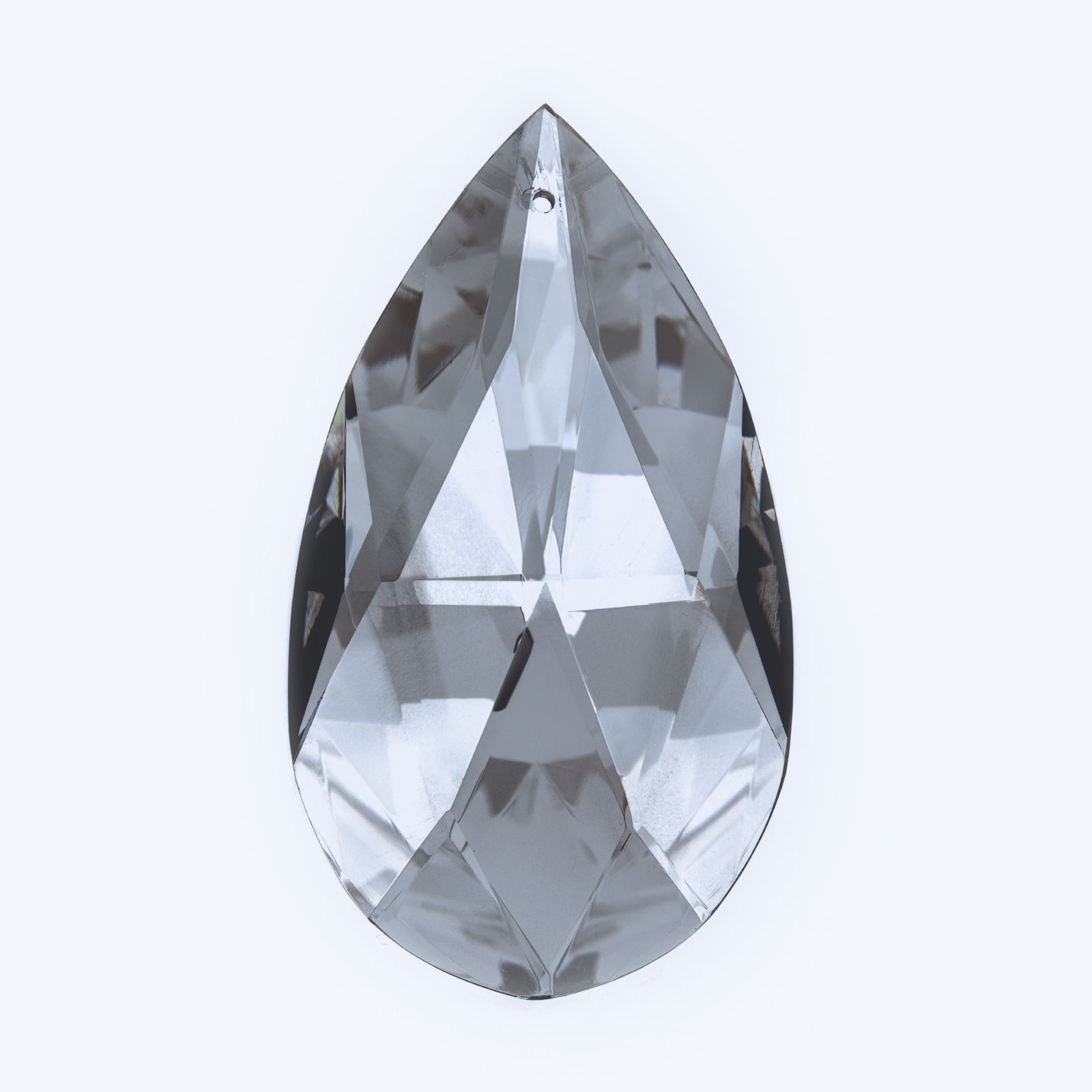 Chandelier crystal almond, 50x29mm, transparent