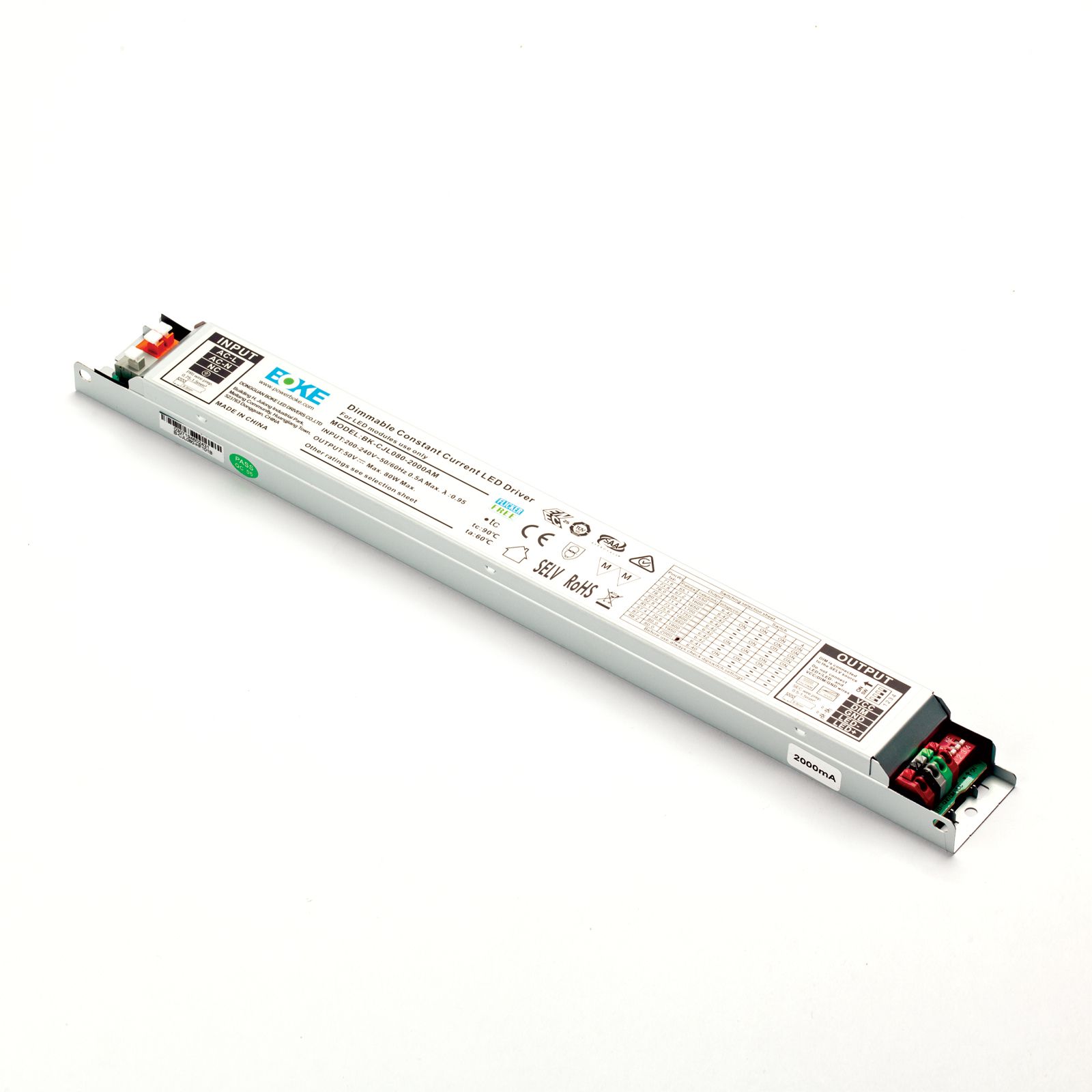 Driver 80a BOKE BK-CJL080-2000AM 80W, dimmable