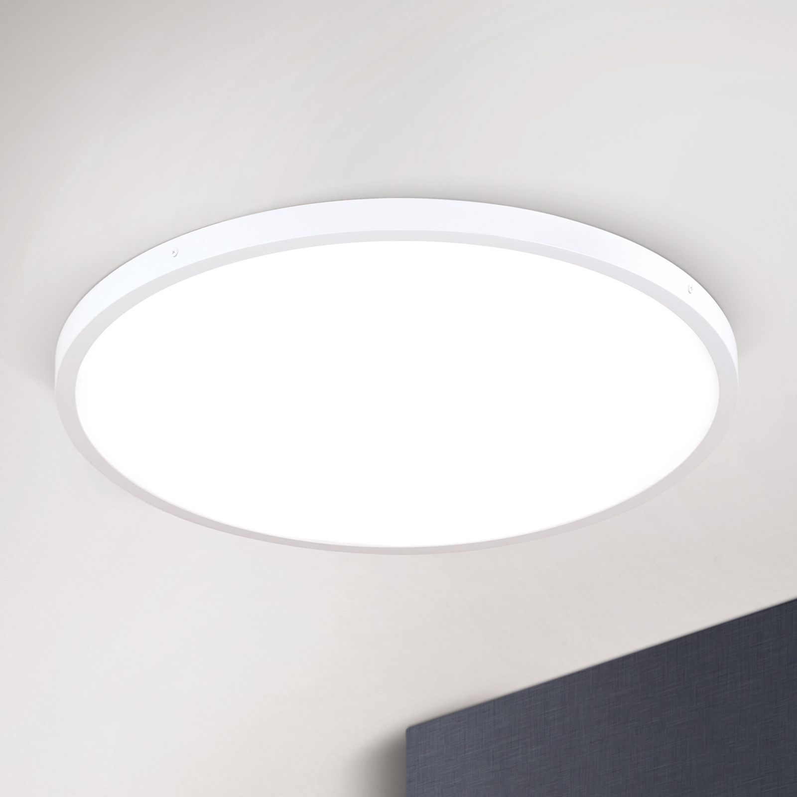 LED Deckenleuchte LERO, 60cm, rund, weiß