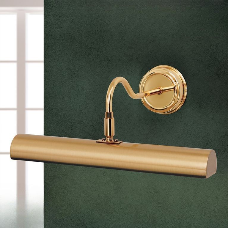 BILDERLEUCHTE, 2-flames, brass-matt