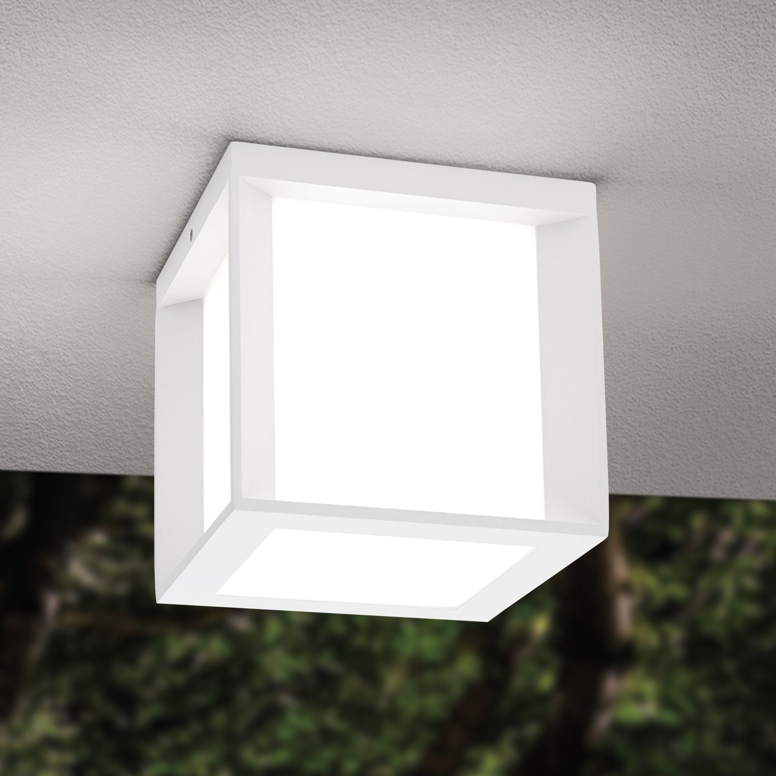 LED outdoor lamp HENRY, white, 1-lamp