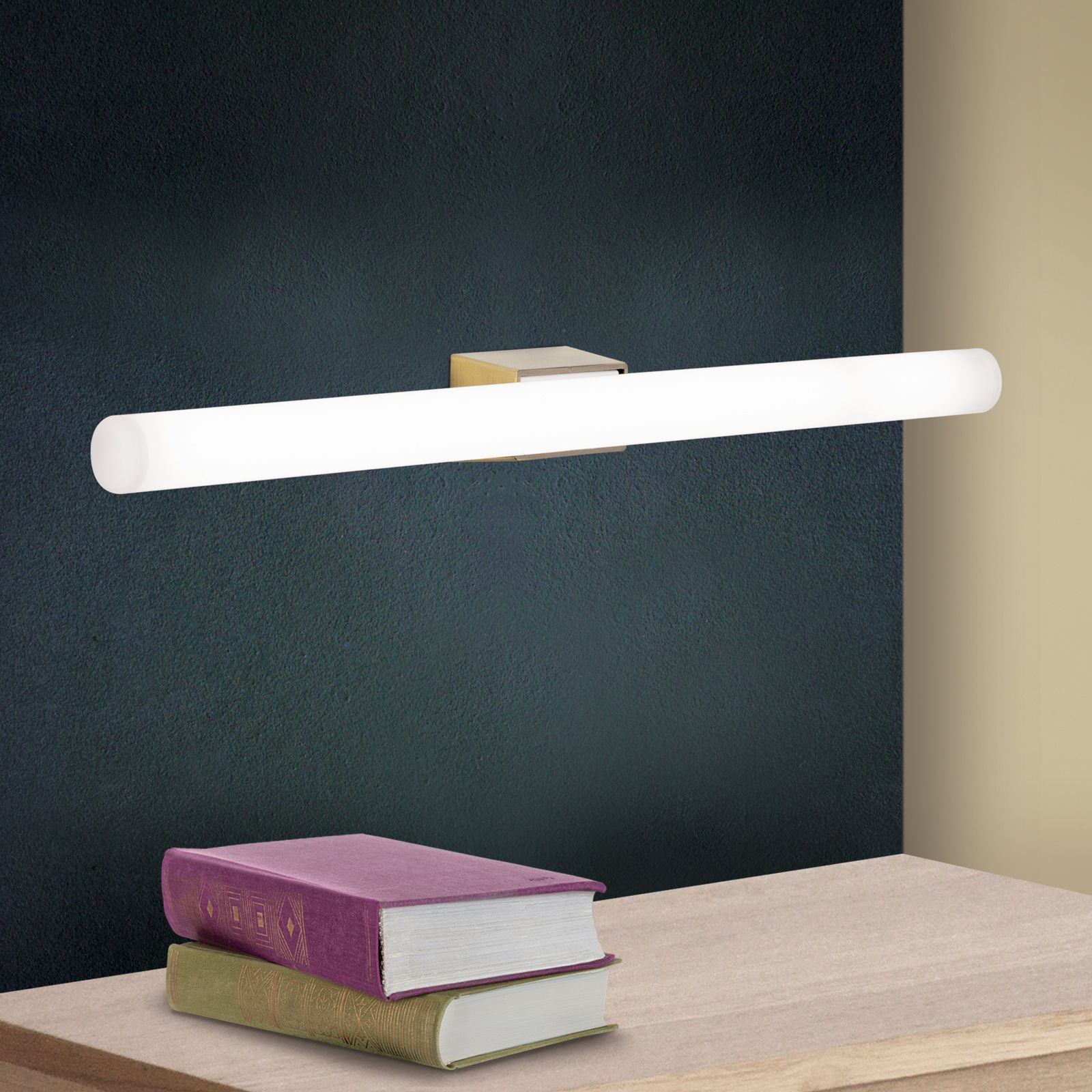 LED wall light VISAGIST, antique brass