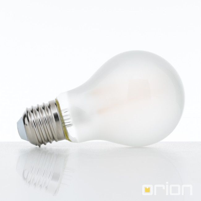 LED pear shaped lamp, E27, 10 Watt, matt, dimmable, warm white