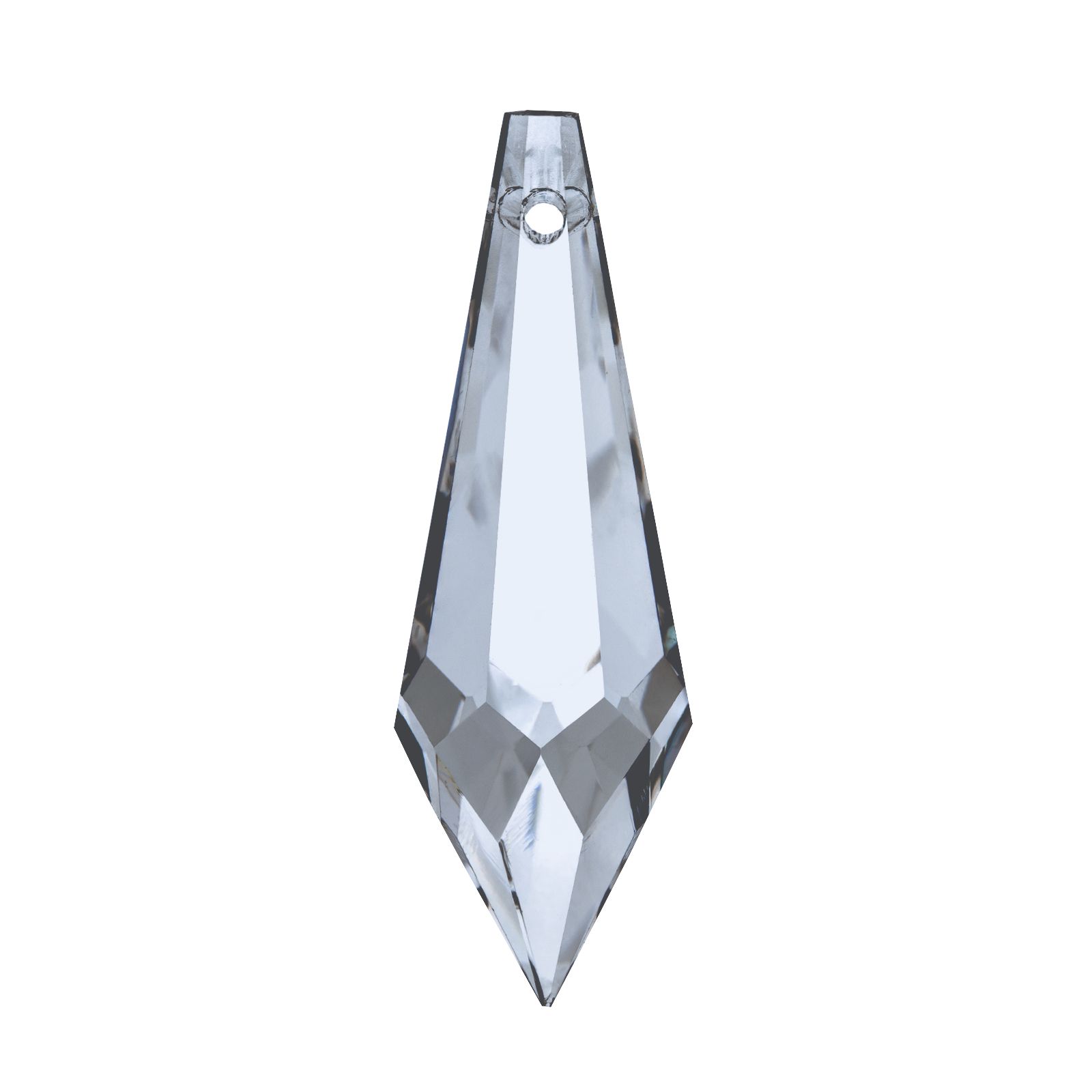 Kristallbehang Spitzstein SCHÖLER CRYSTAL®, 38x14mm