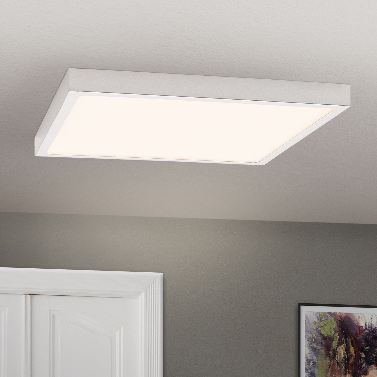 LED Deckenleuchte LERO, Titan, eckig, 30cm