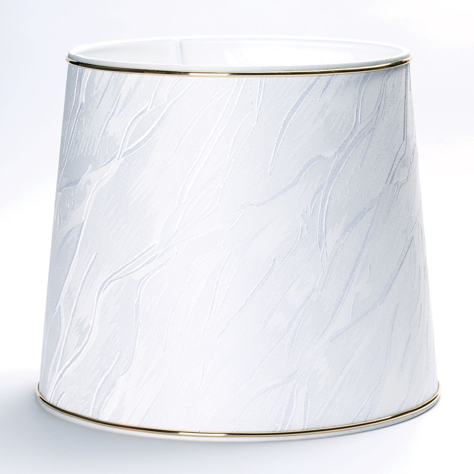 Lampshade fabric 4-4404, Ø 275 mm, white-decor