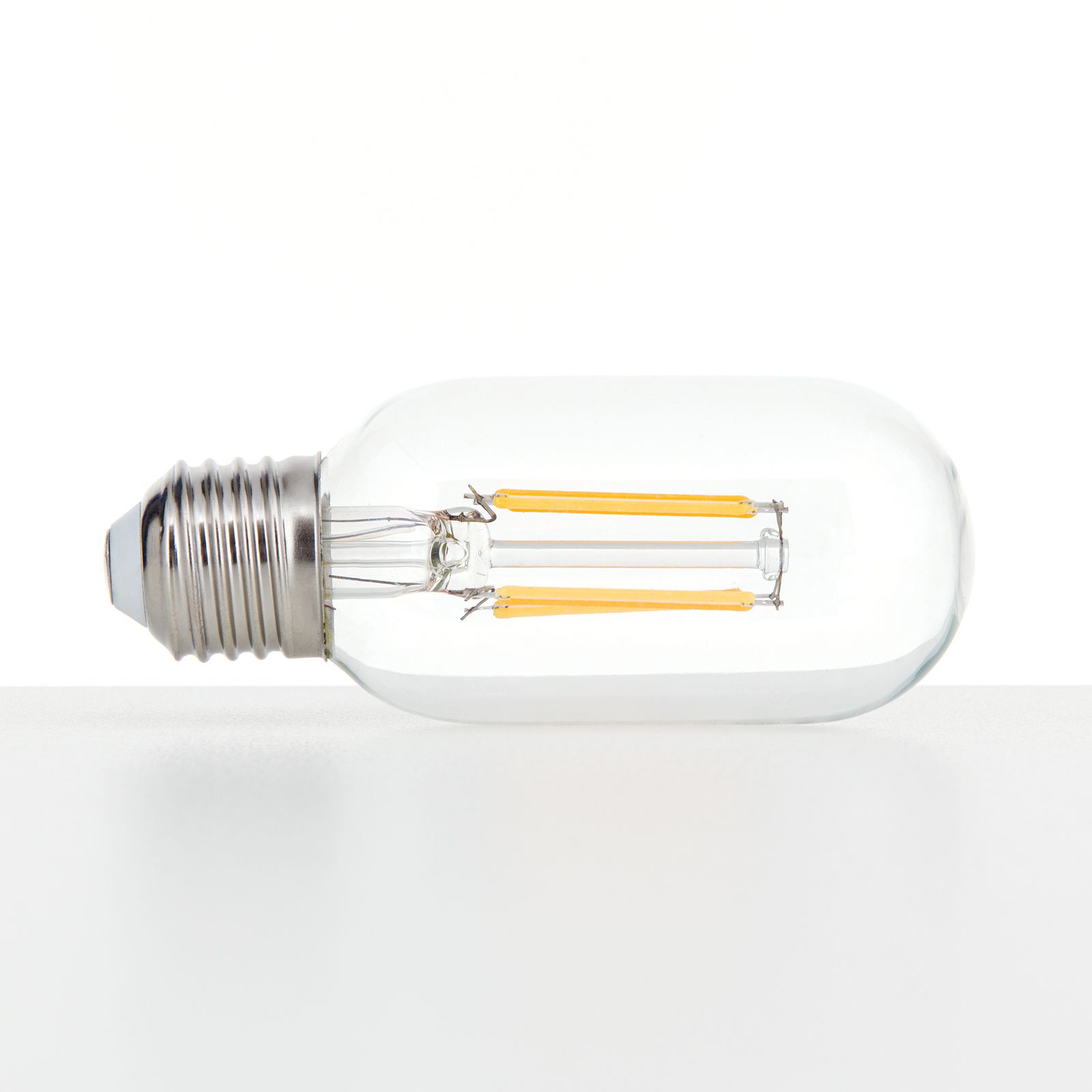 LED tube shape, E27, 8W, clear