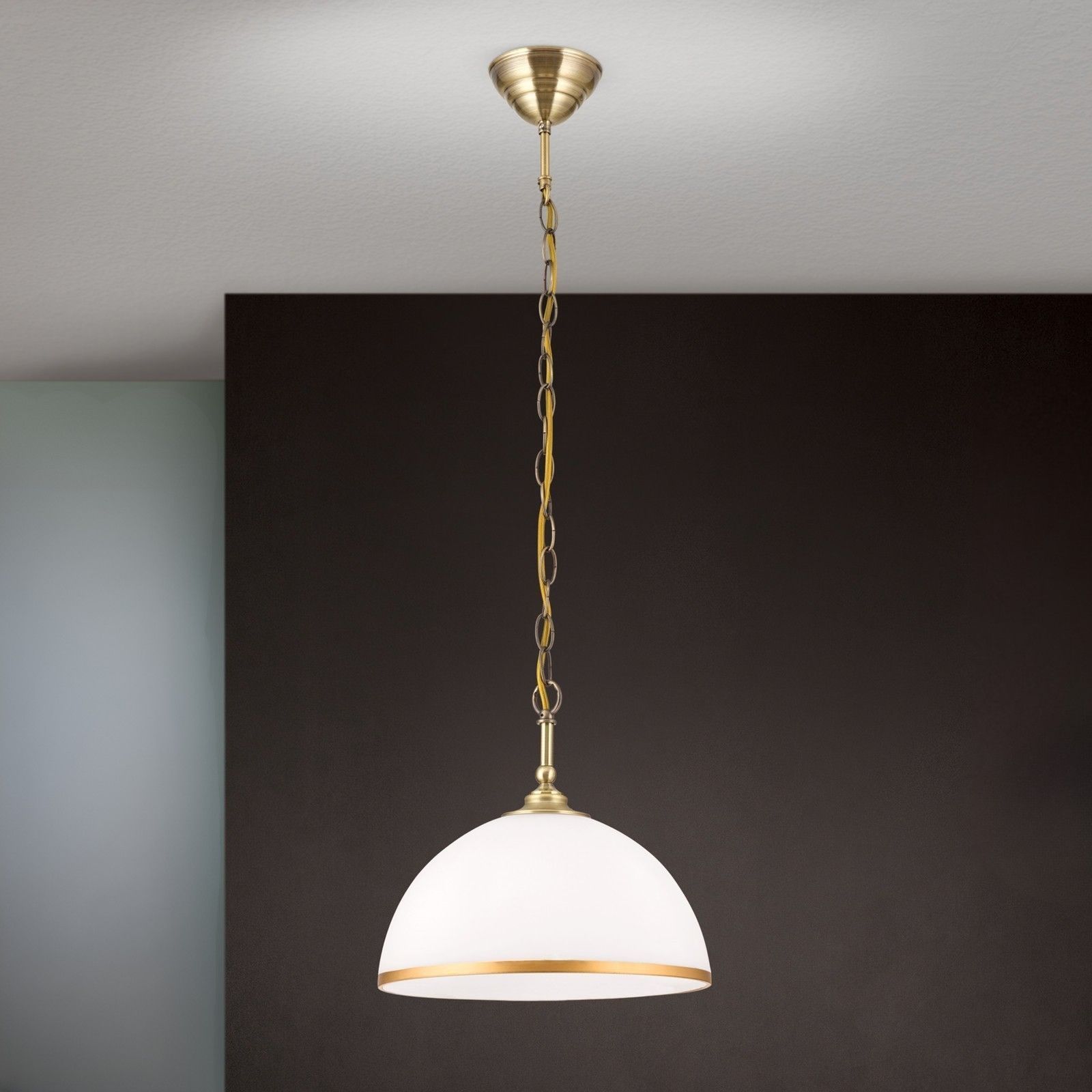 B&P Lamp Antikes Messing-Lampenkabel – 2,4 M, SPT-1, UL-zertifiziert