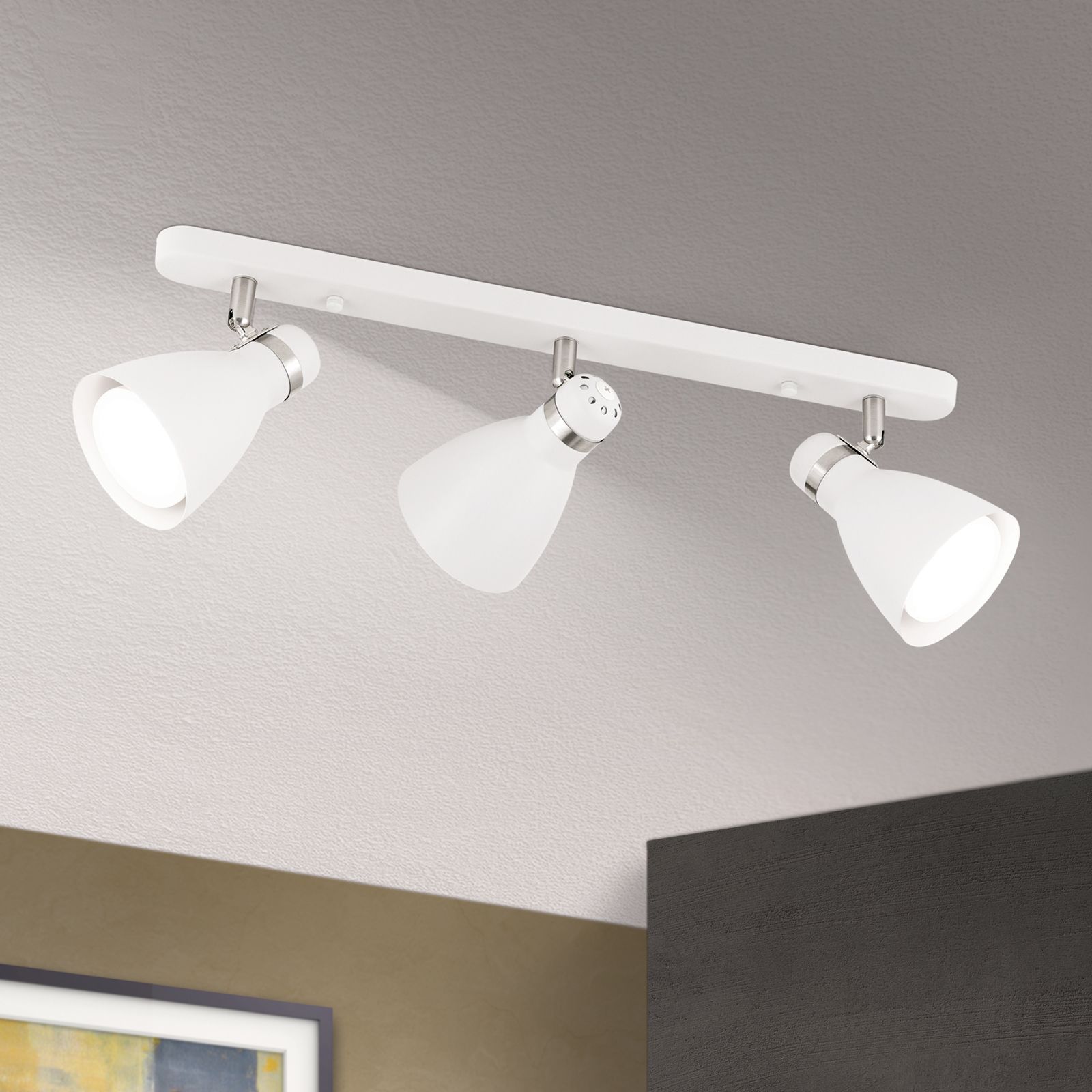 Spotlight SCHOOL, white, 3-lamps
