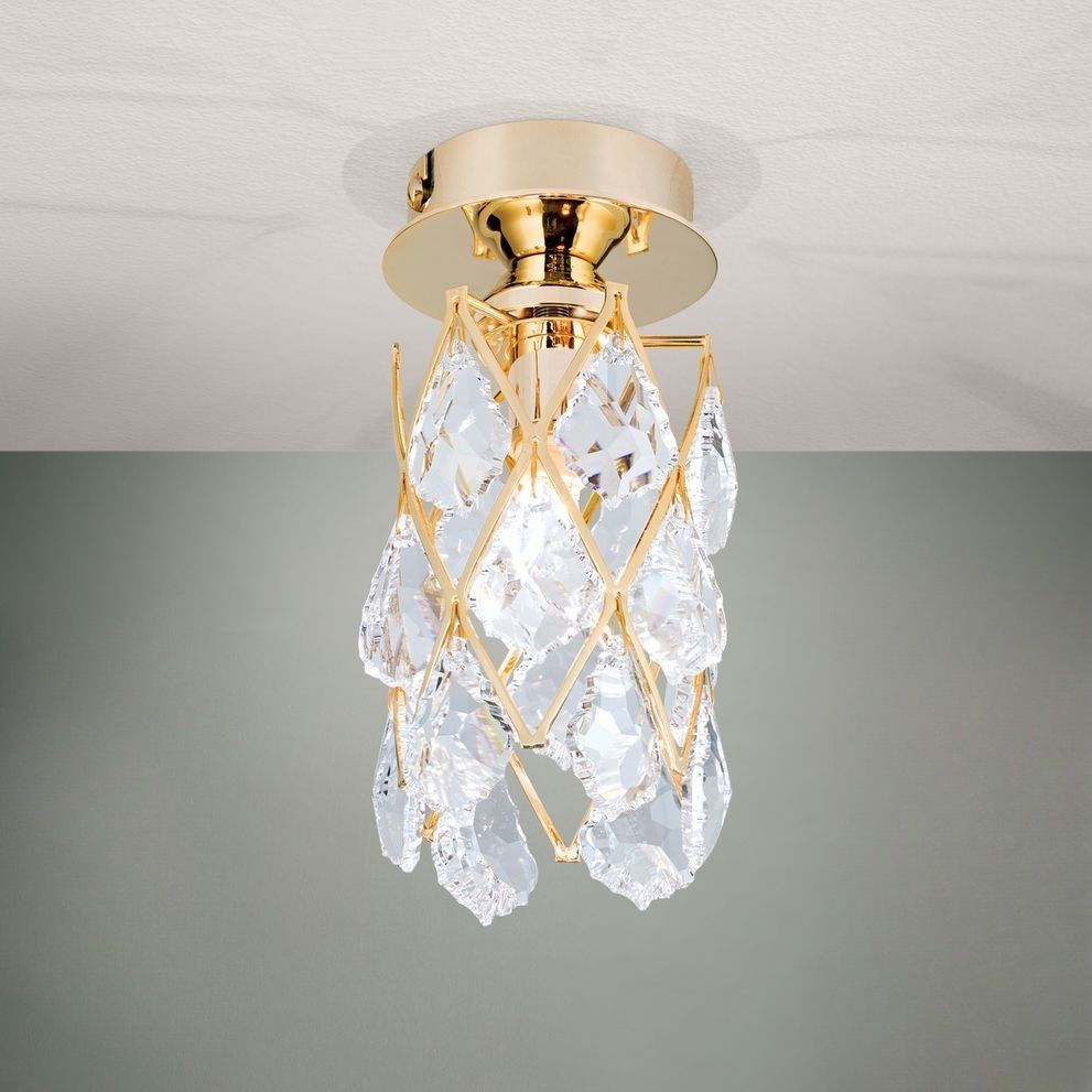 Ceiling light RITA, gold